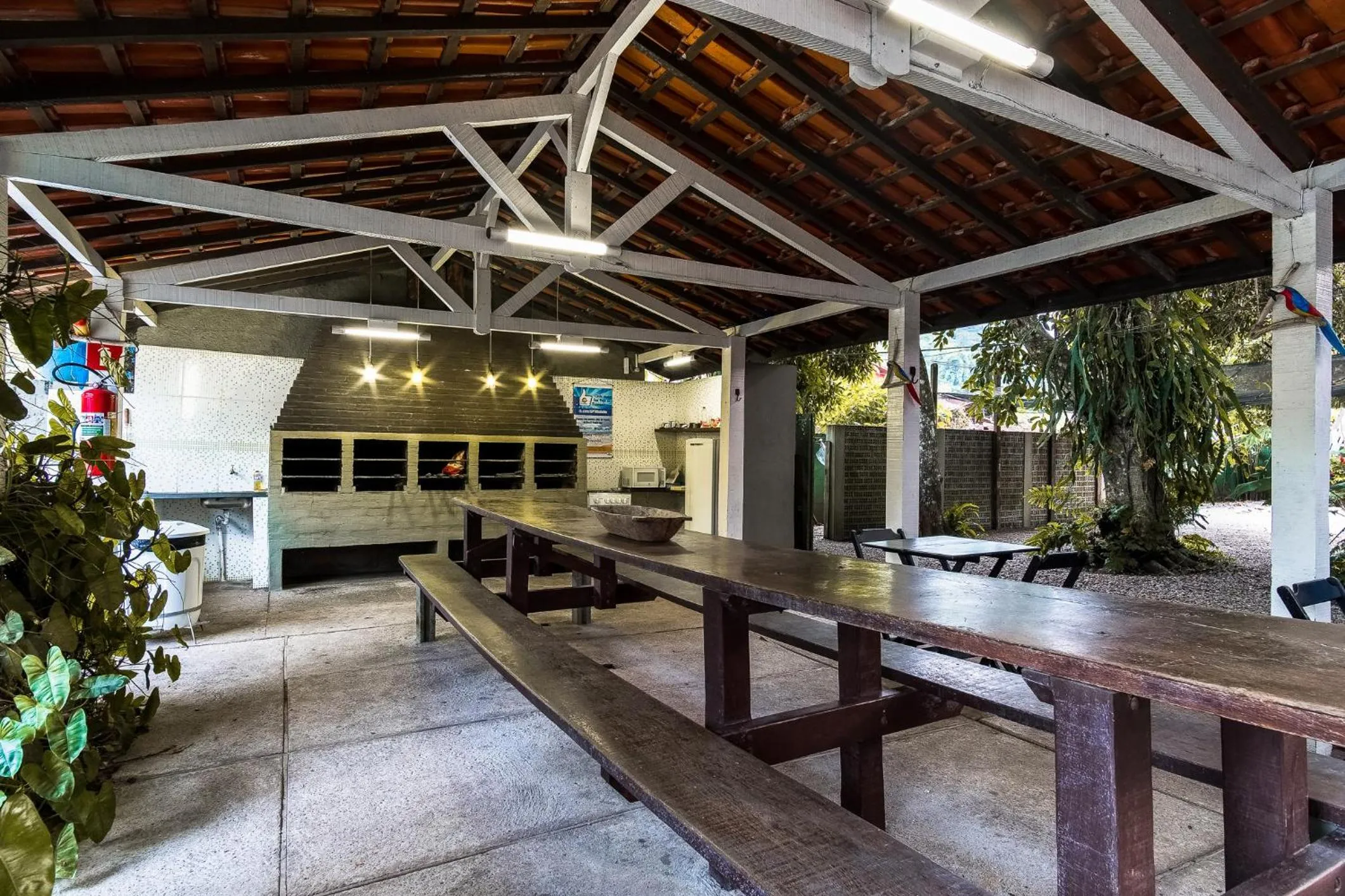 BBQ facilities in Pousada Villa Piemonte