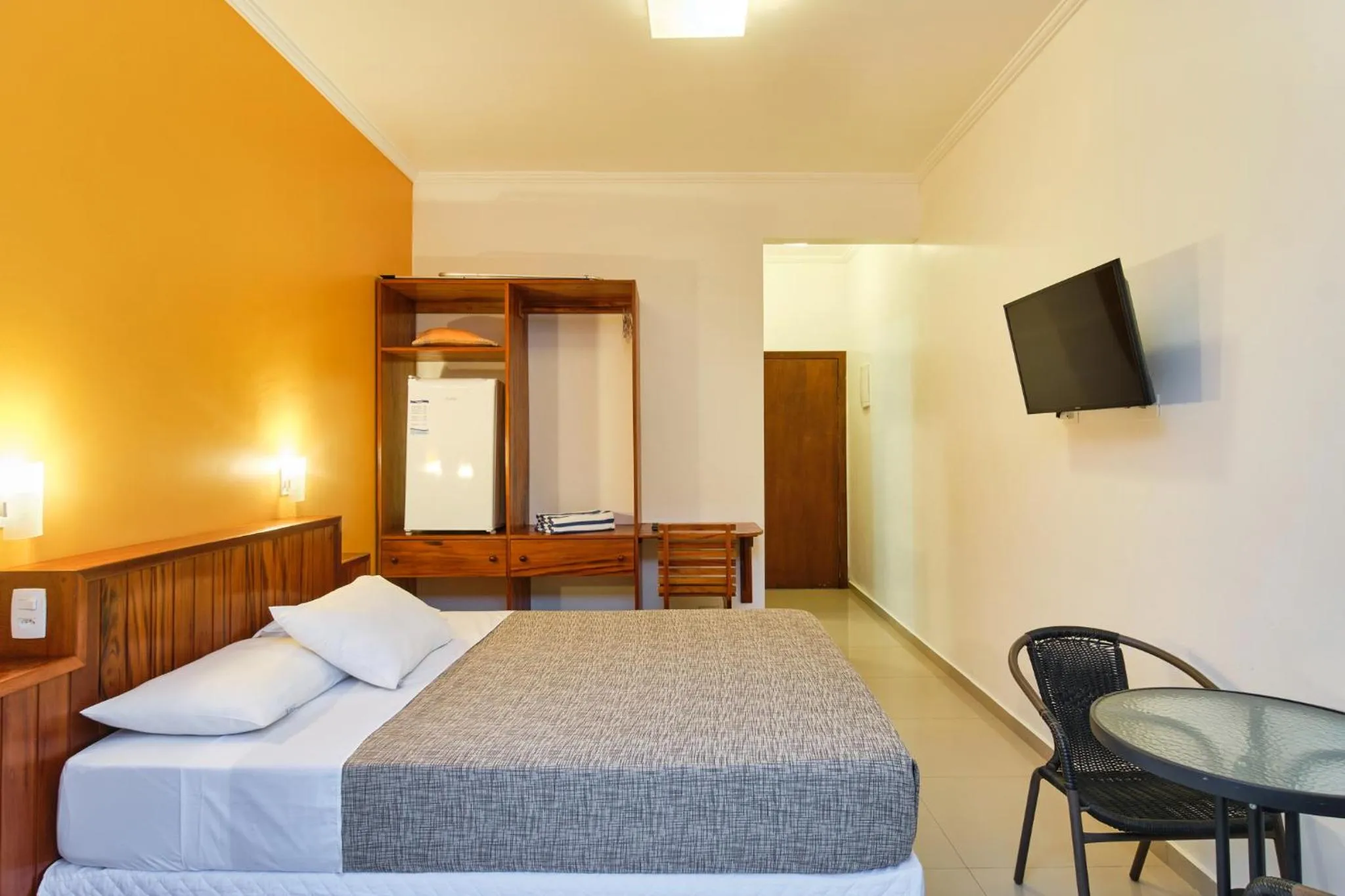 Bed in Pousada Villa Piemonte