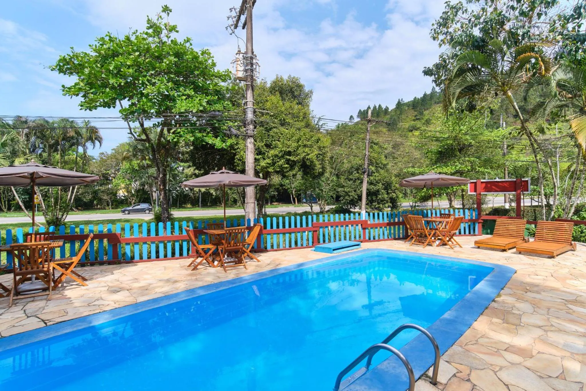 Swimming pool in Pousada Villa Piemonte