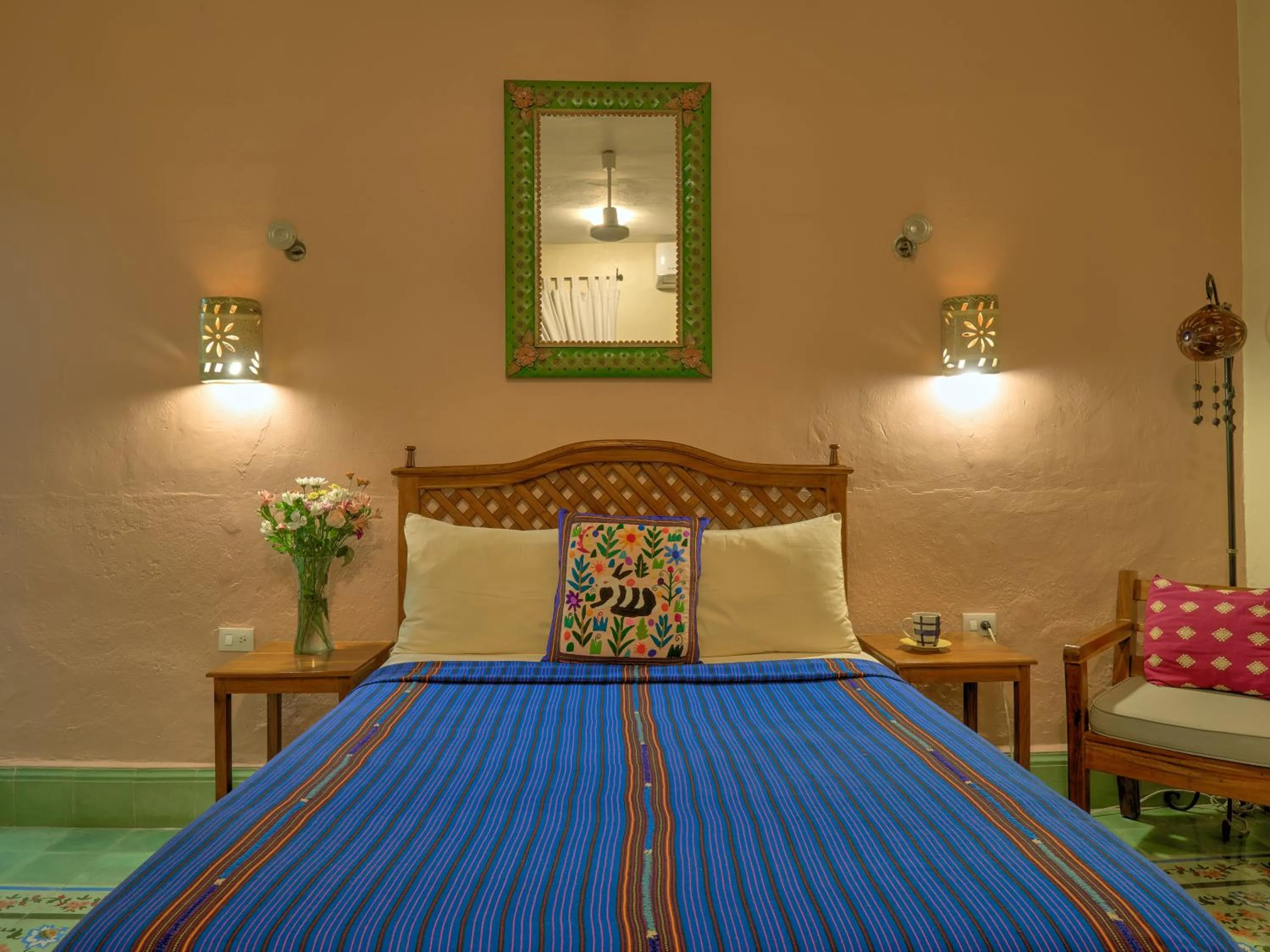 Bed in Casa Del Maya Bed & Breakfast