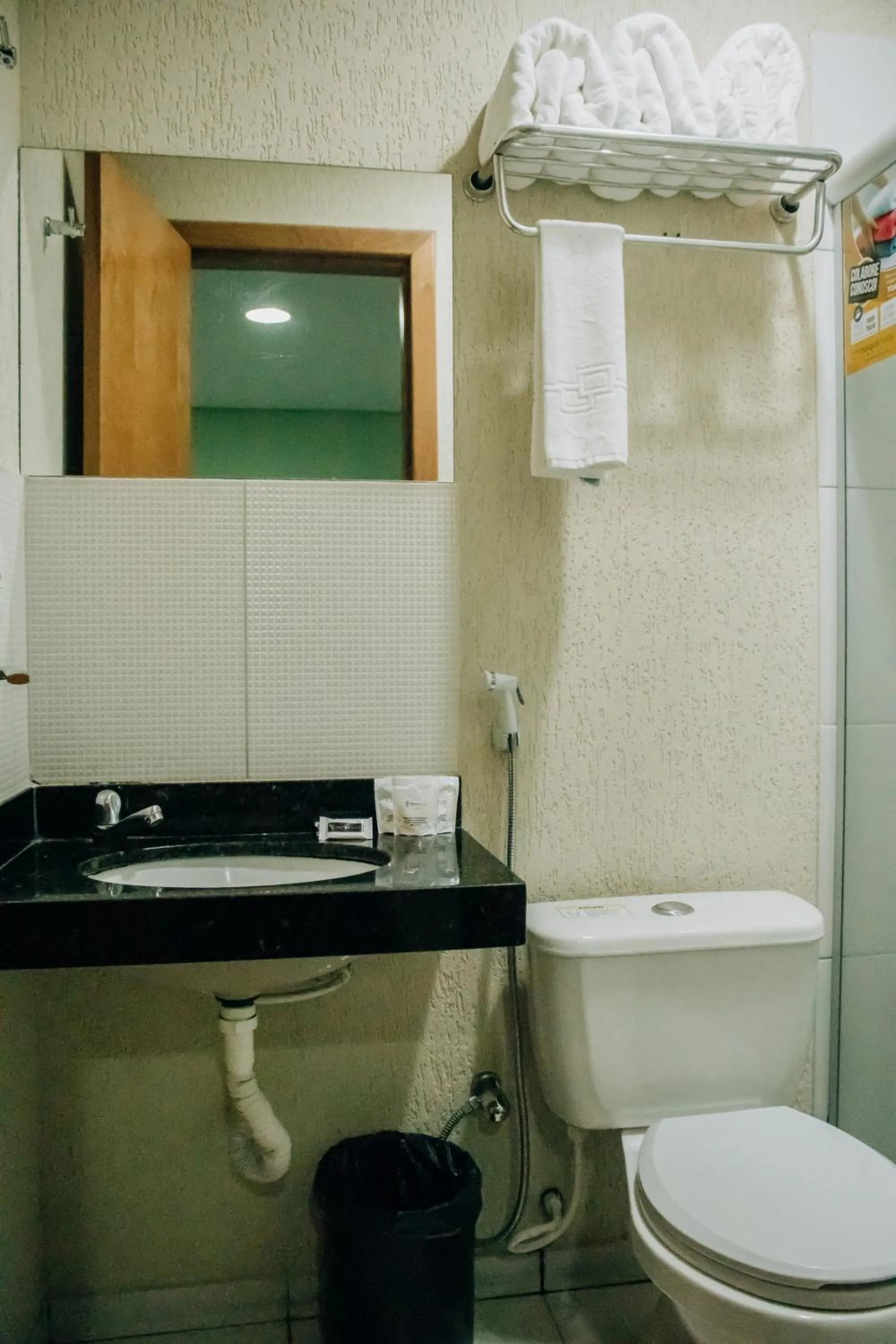 Shower in Trindade Plaza Hotel