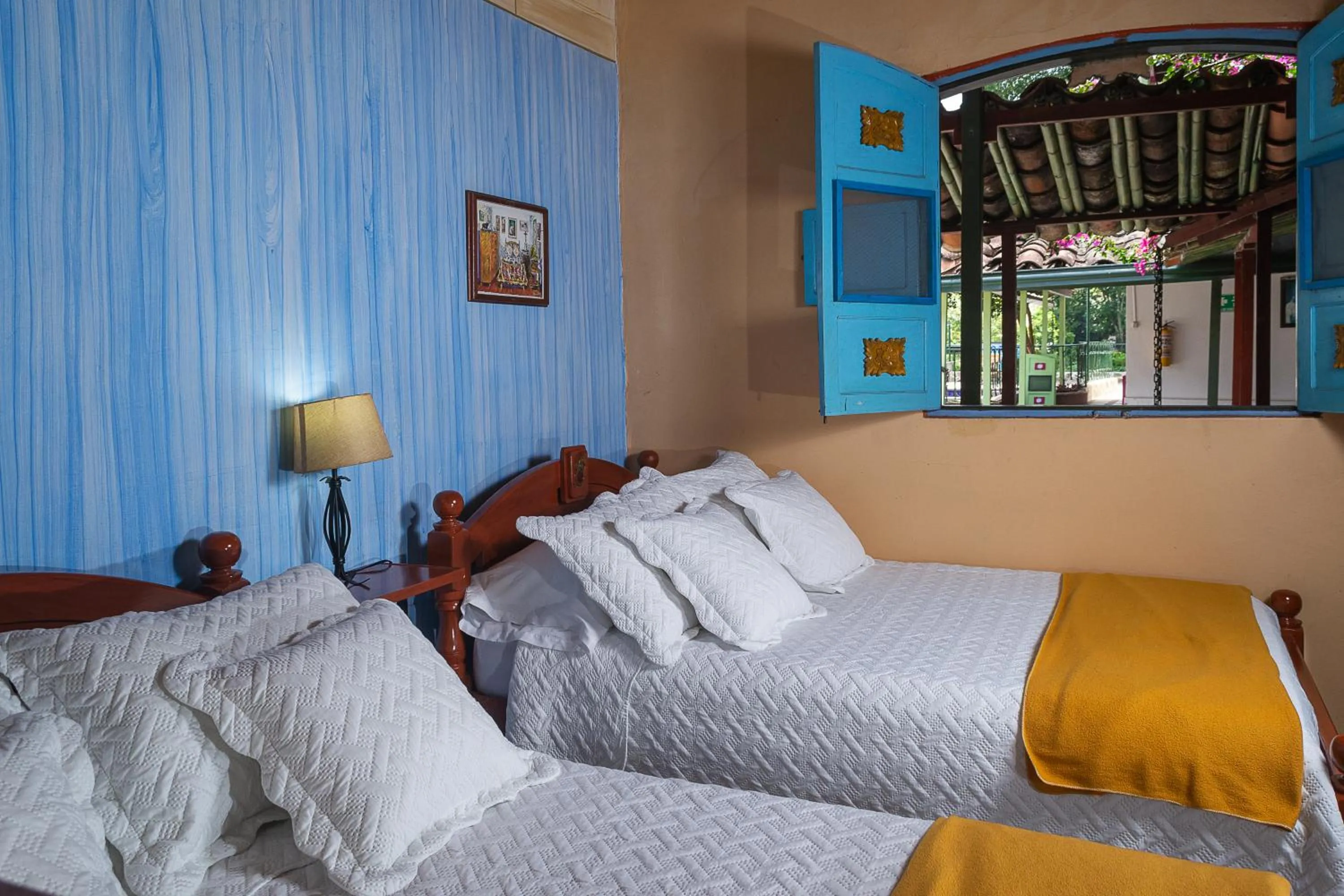 Bed in El Edén Country hotel y Club Residencial