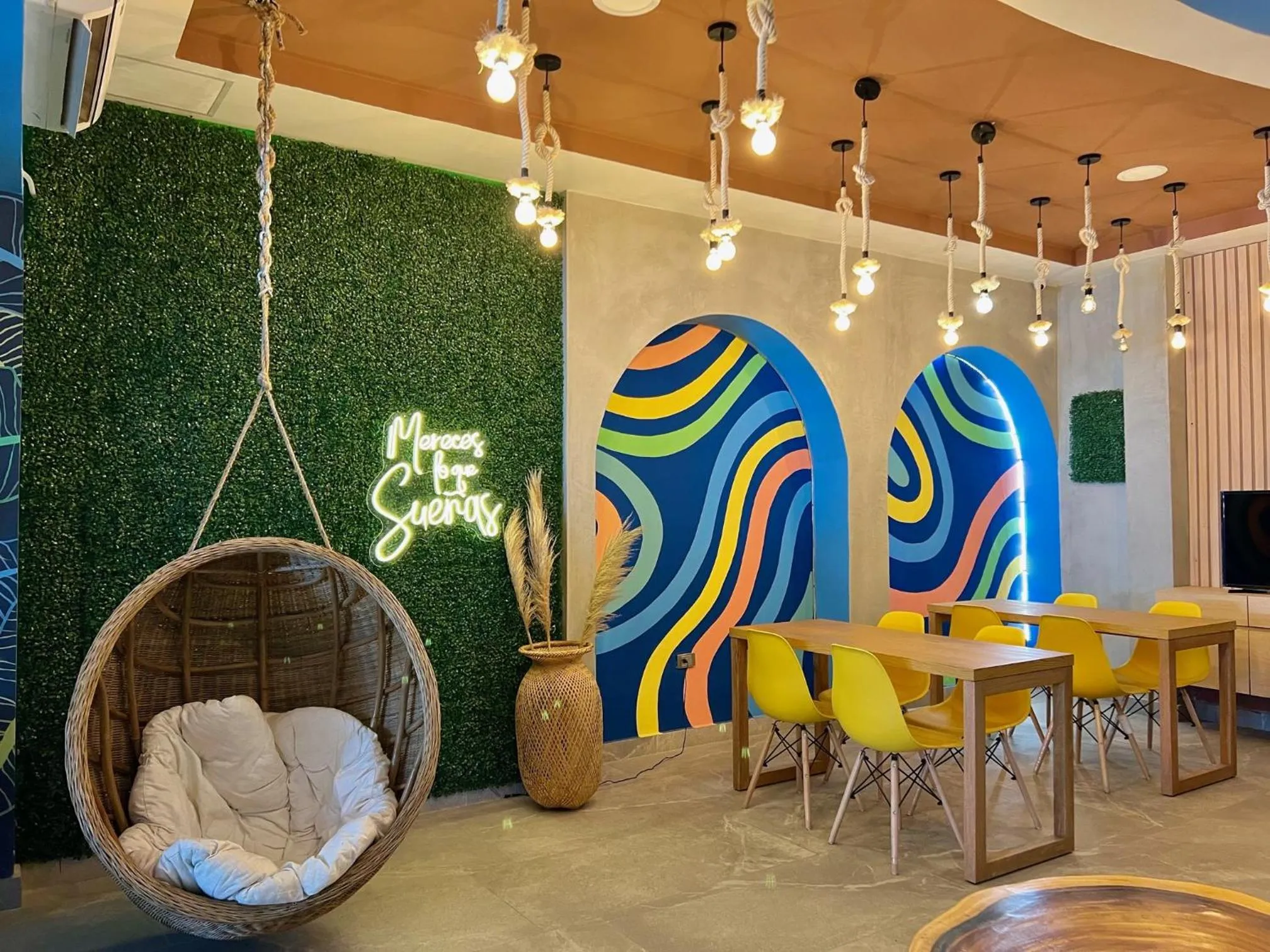 Lobby or reception in Hotel Puerto Colombia