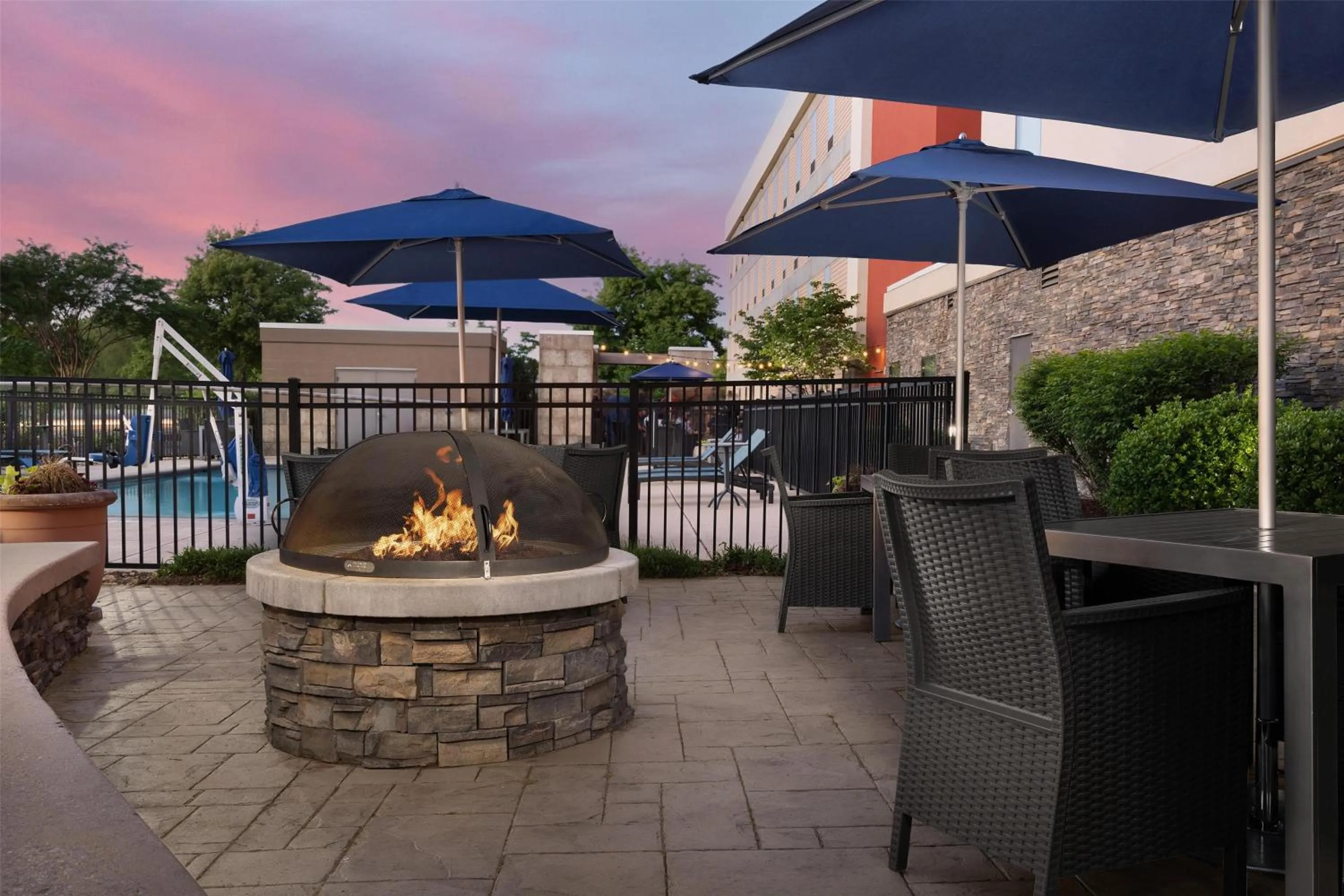 Patio in Home2 Suites by Hilton Huntsville Research Park Area, AL