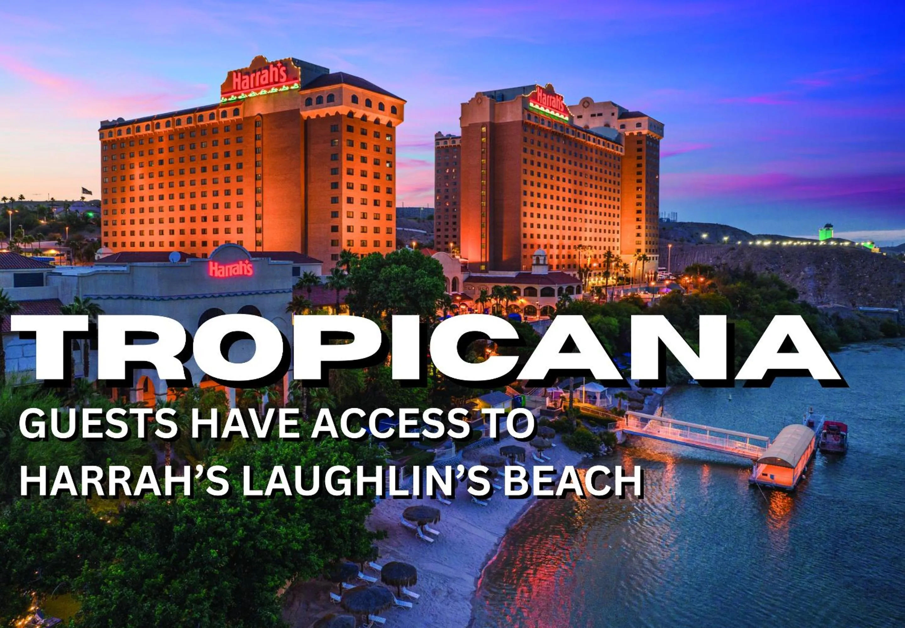 Property building in Tropicana Laughlin, A Caesars Destination
