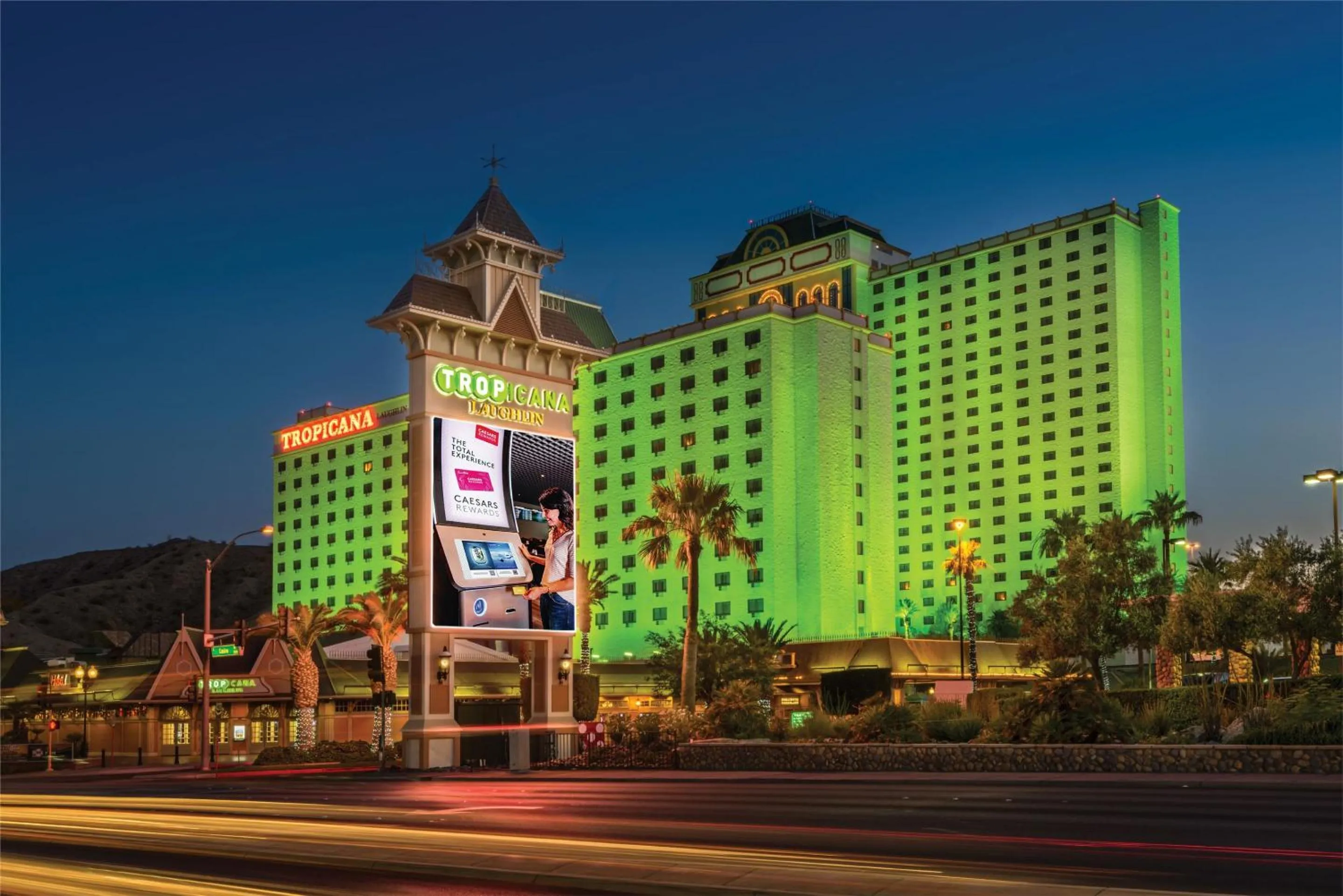 Property building in Tropicana Laughlin, A Caesars Destination