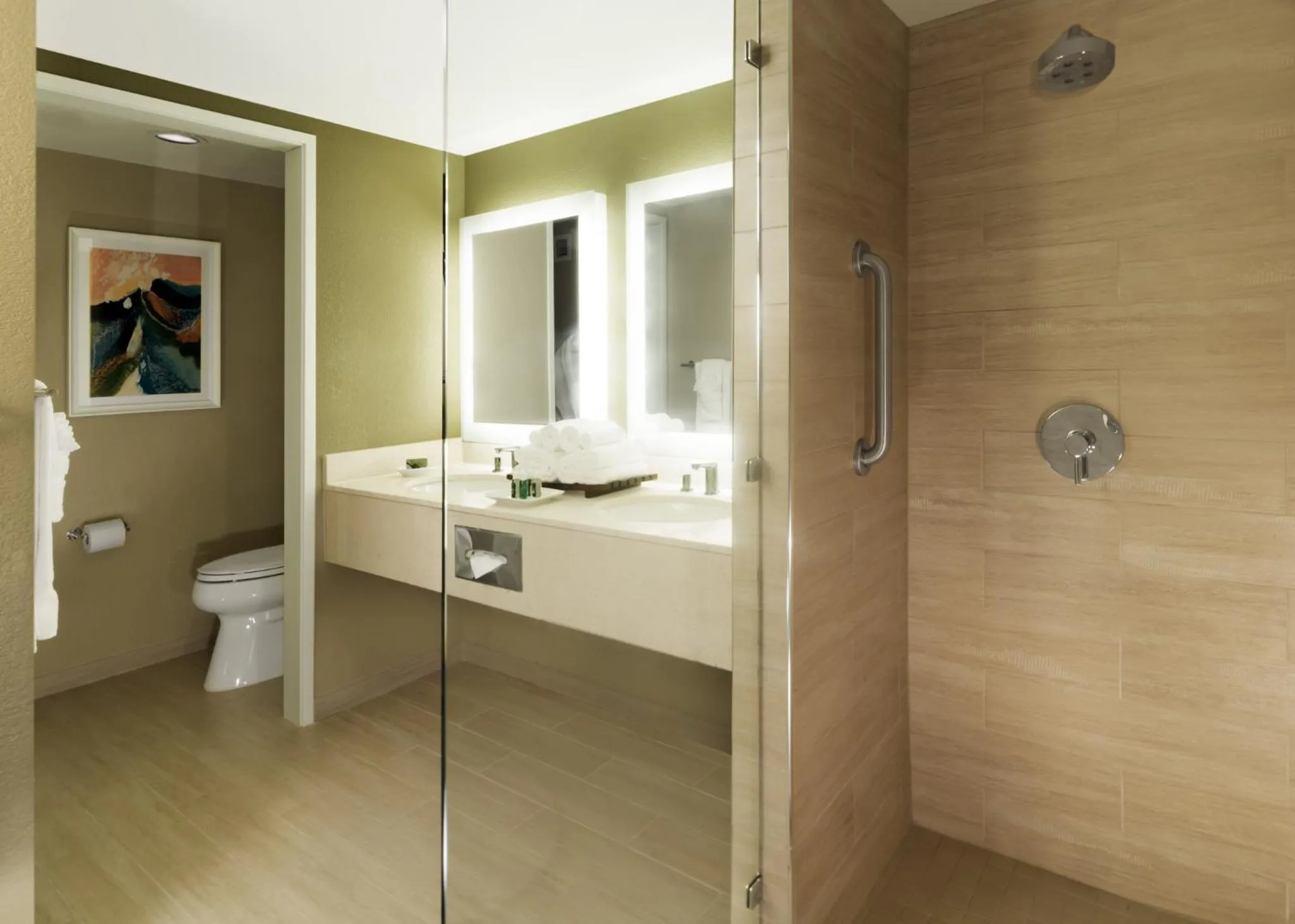 Bathroom in Tropicana Laughlin, A Caesars Destination