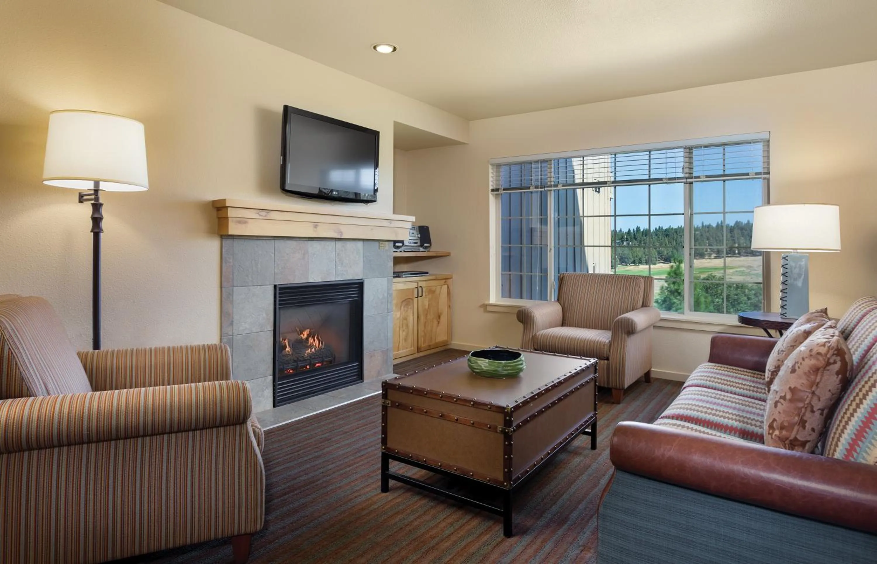 Living room in WorldMark Running Y