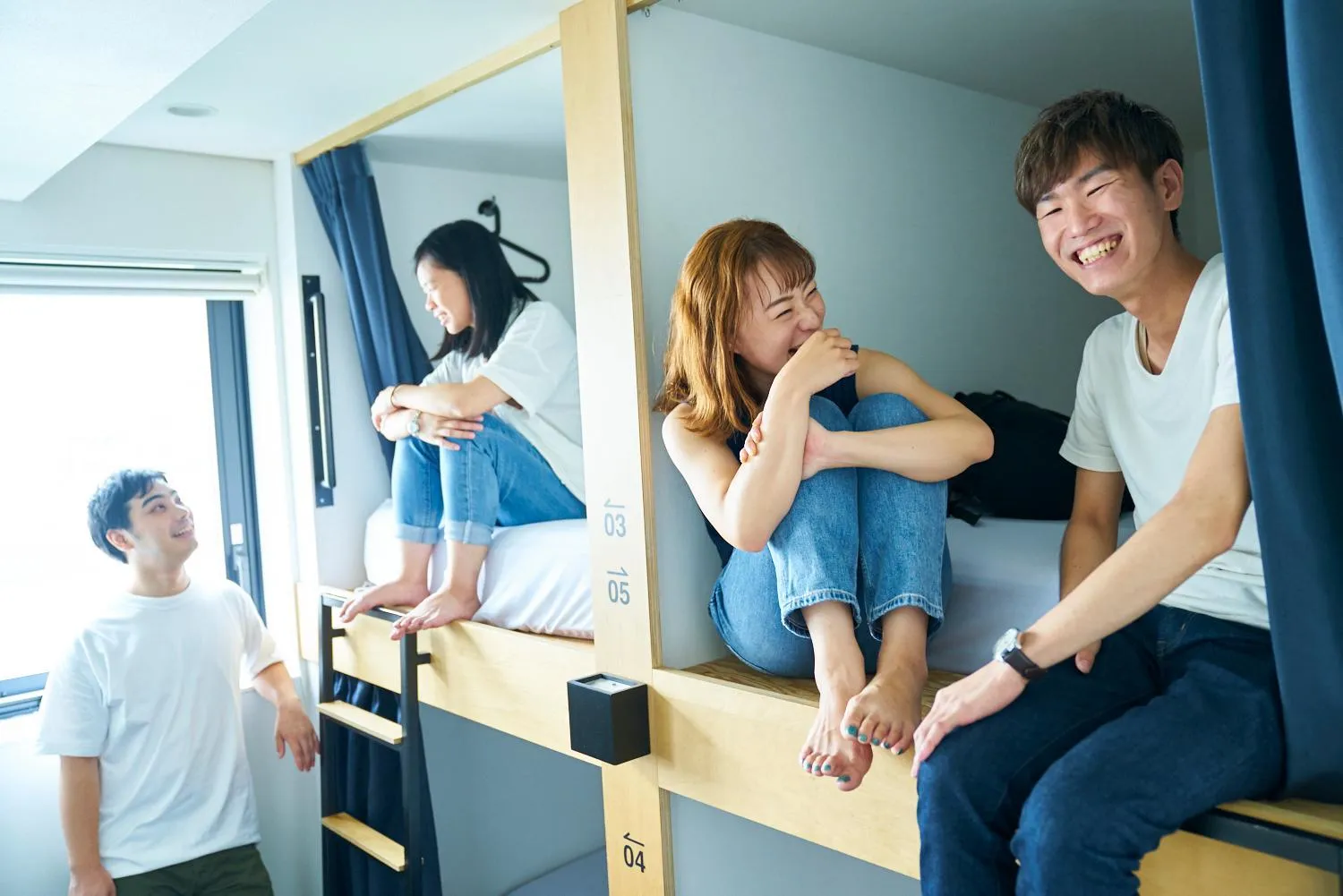 bunk bed in Piece Hostel Kyoto