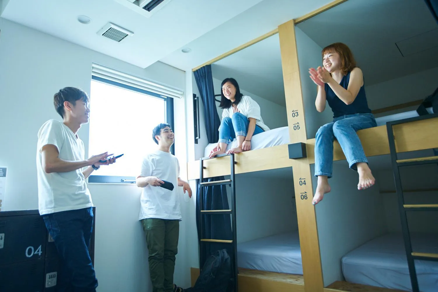 bunk bed in Piece Hostel Kyoto