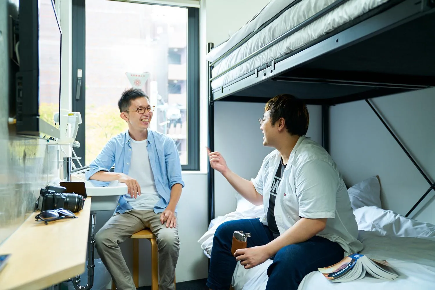 bunk bed in Piece Hostel Kyoto