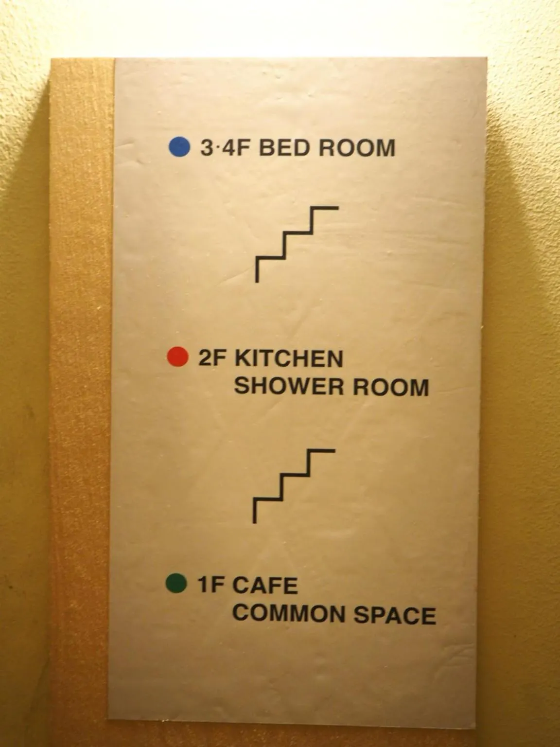 Floor plan in Santiago Guesthouse Kyoto