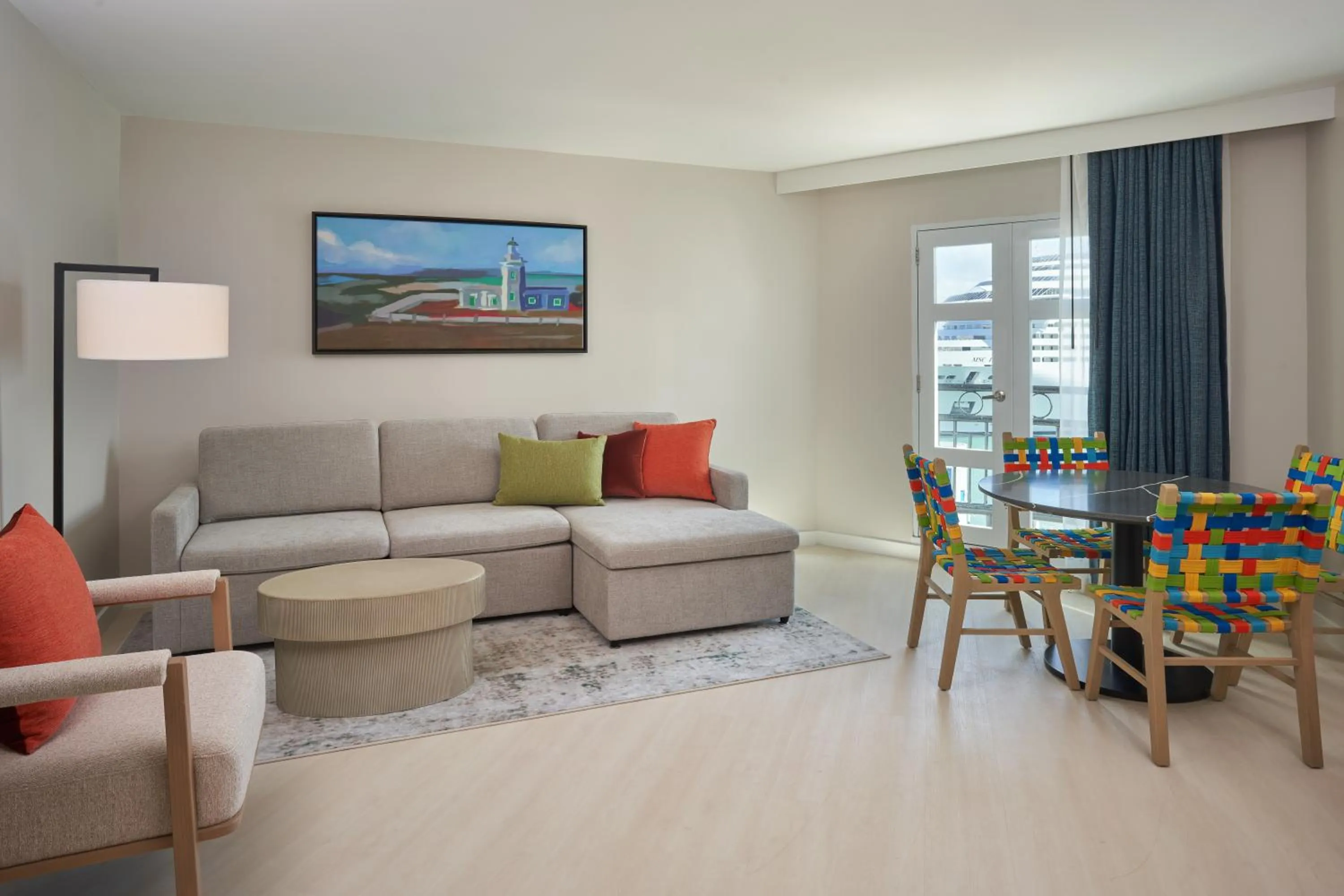 Living room in Hotel Rumbao, a Tribute Portfolio Hotel