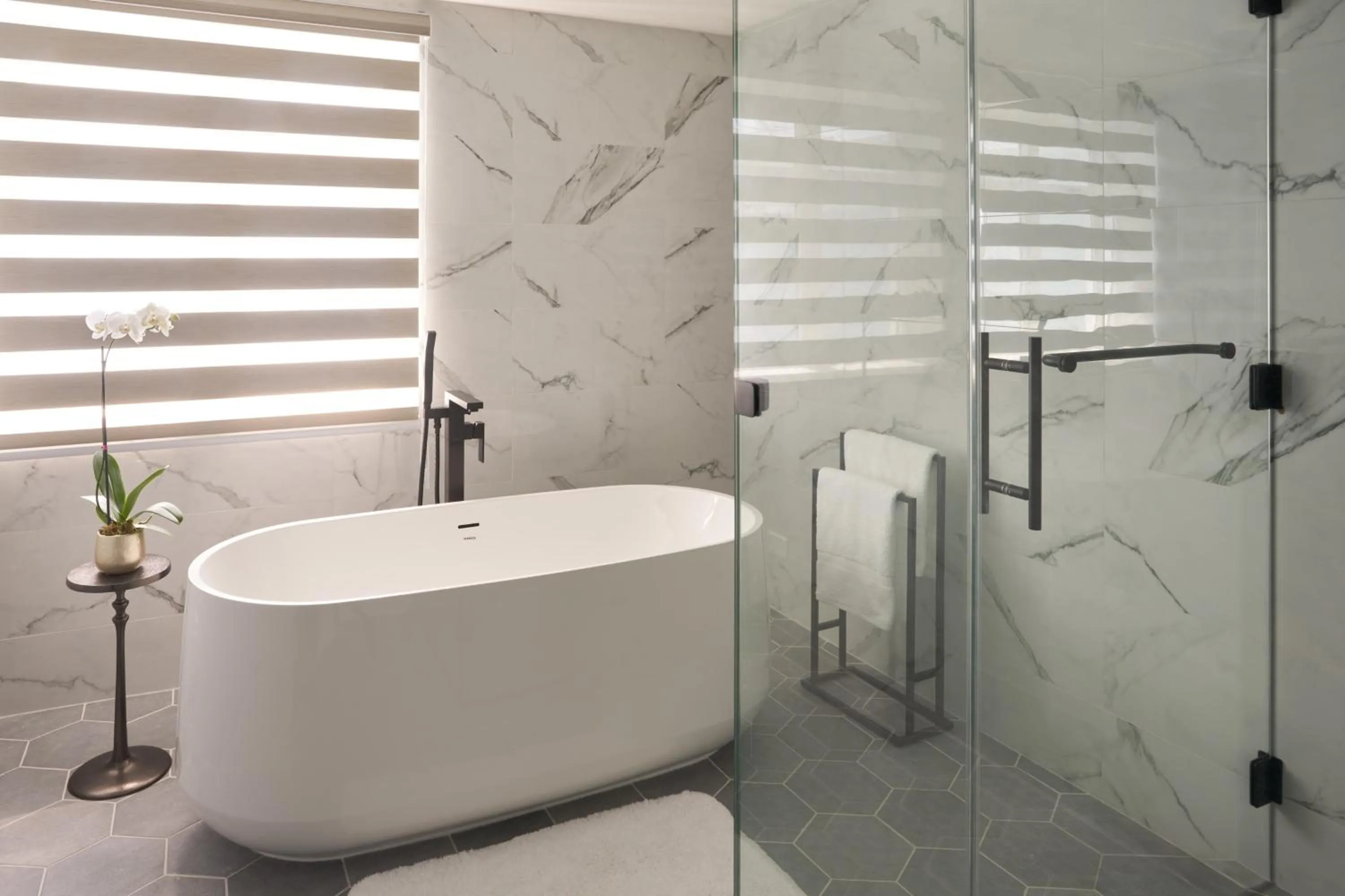 Bathroom in Hotel Rumbao, a Tribute Portfolio Hotel