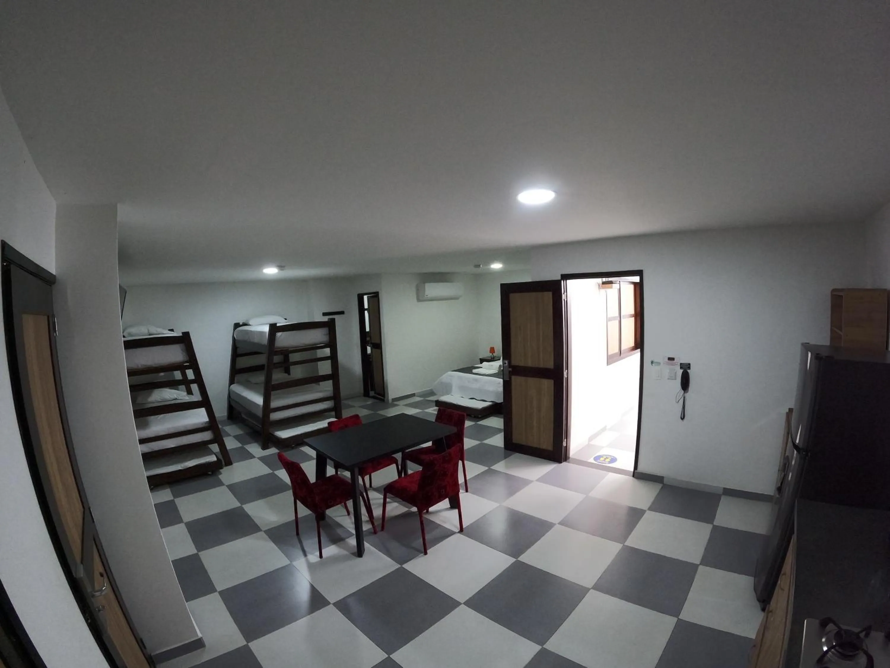 Kitchen or kitchenette in Hotel El Olimpo