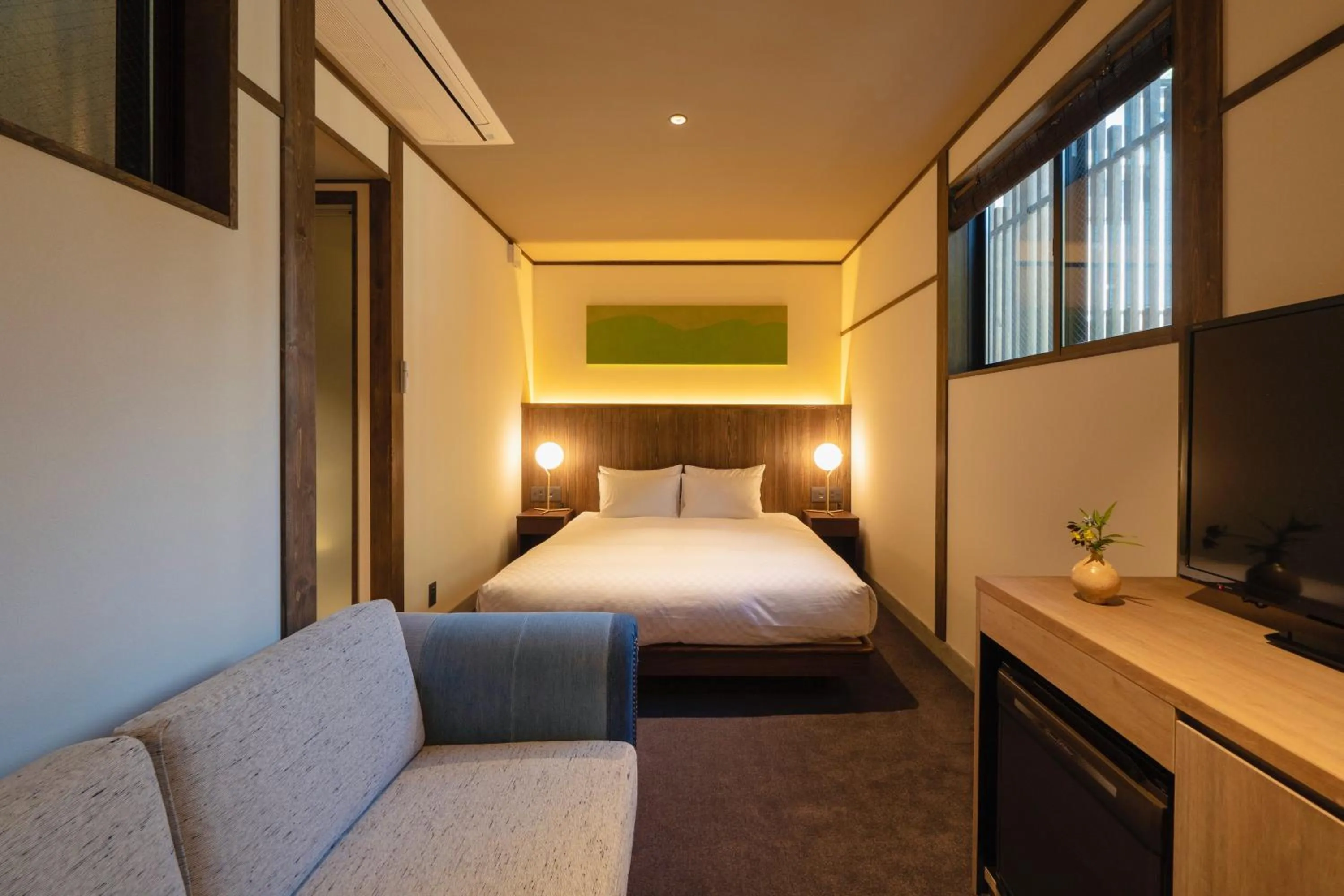 Photo of the whole room, Bed in THE MACHIYA KAZAHAYA