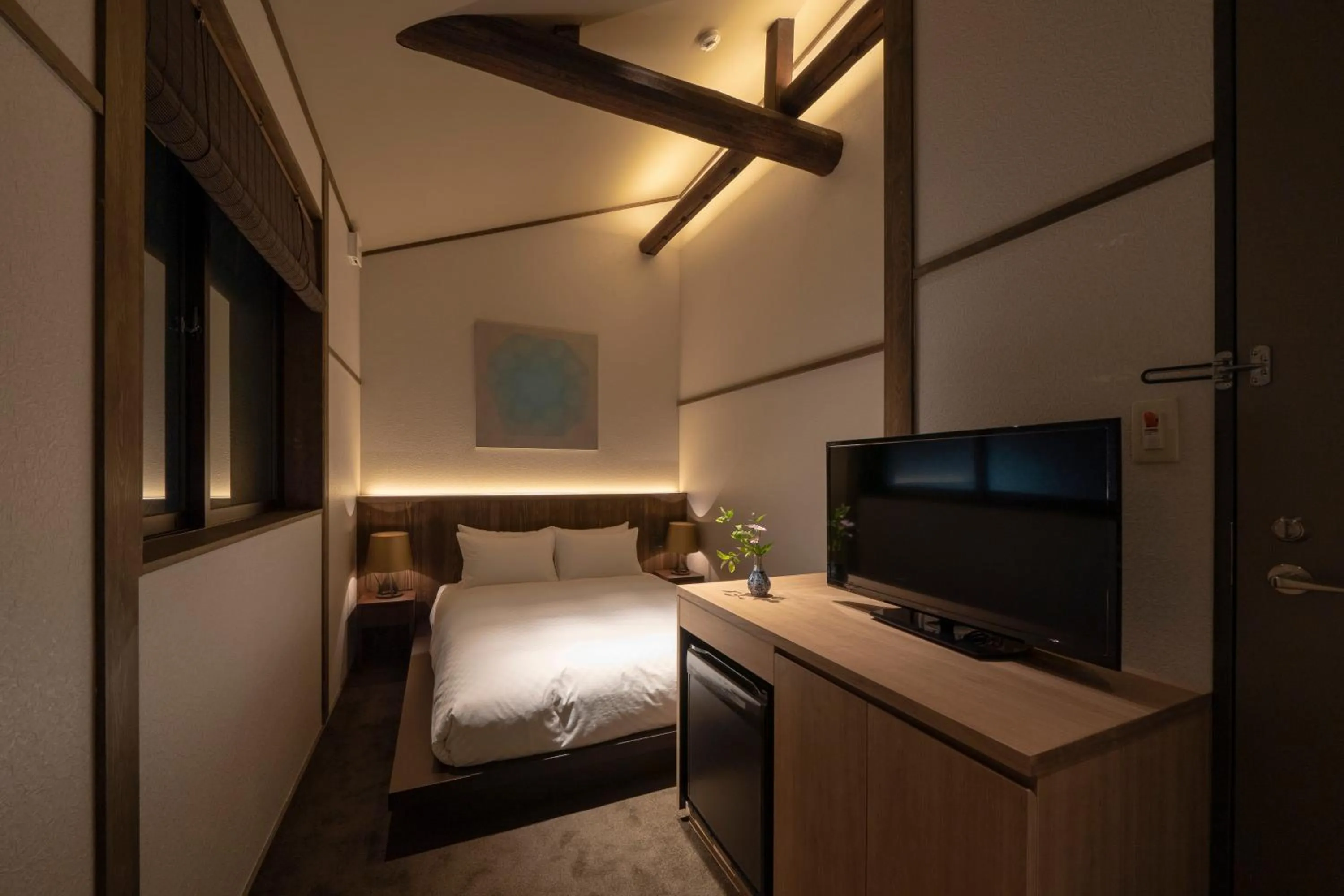 Bed in THE MACHIYA KAZAHAYA