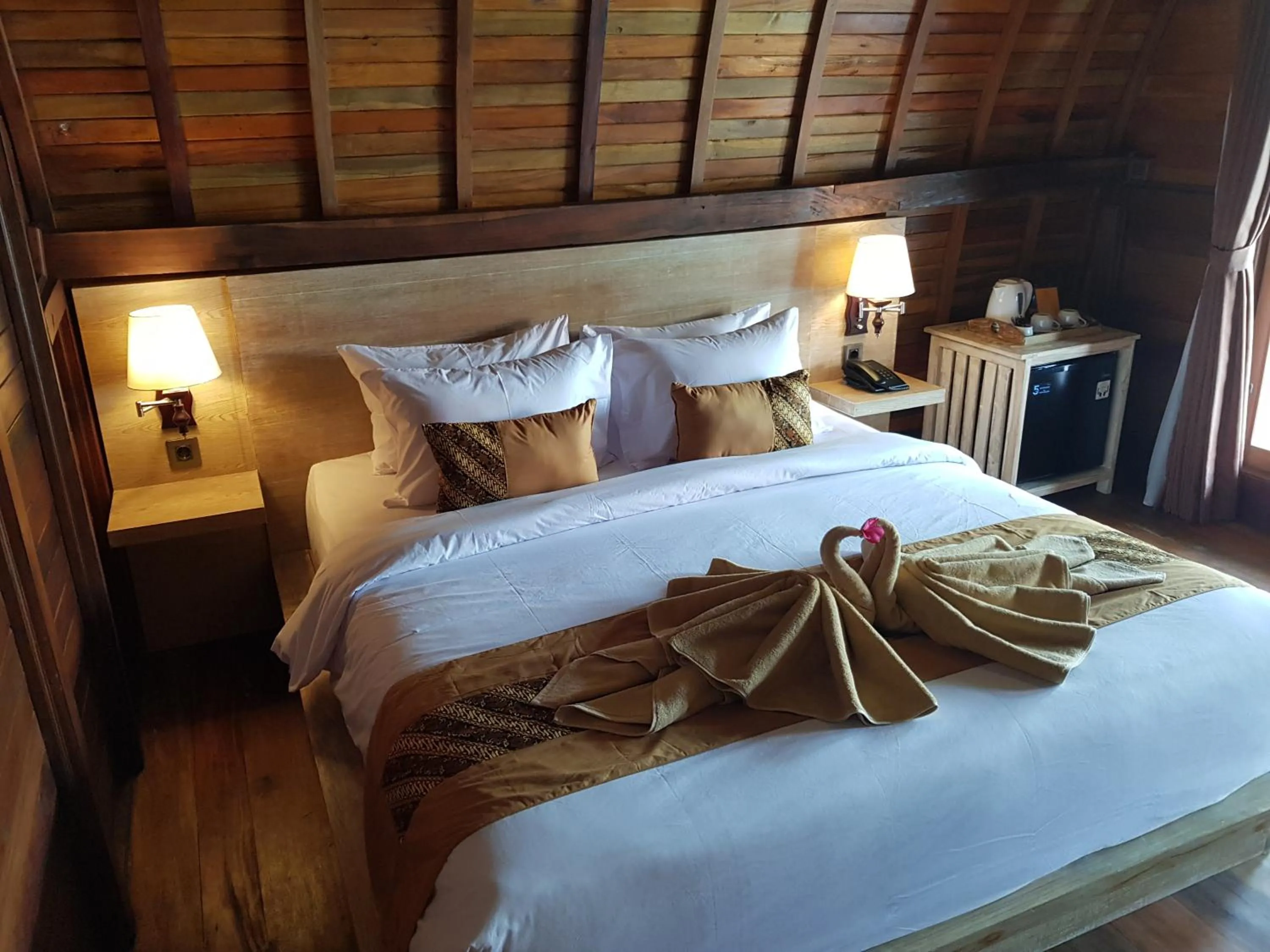 Bed in Poedja Villa Jimbaran