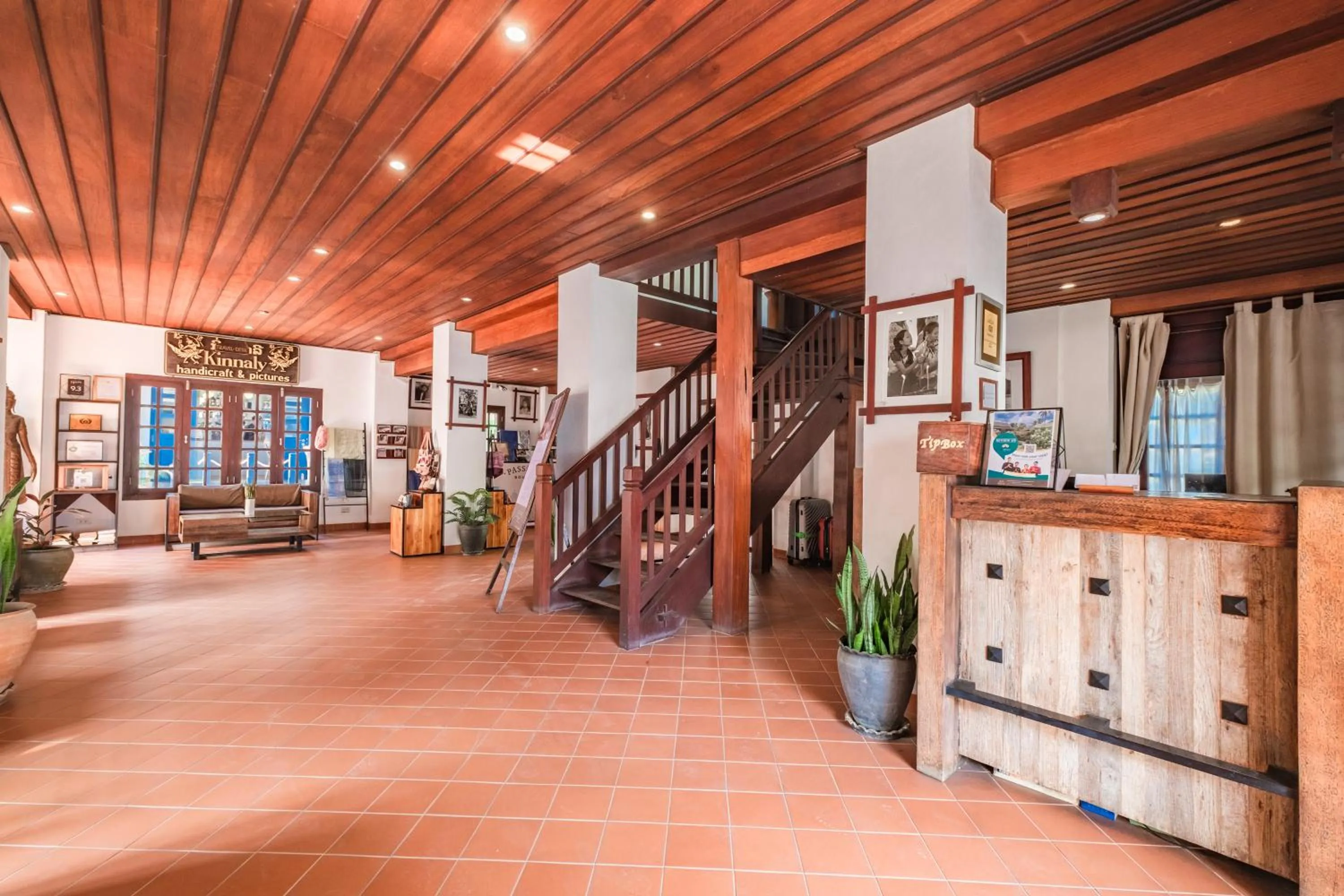 Lobby or reception in Sanctuary Hotel Luang Prabang