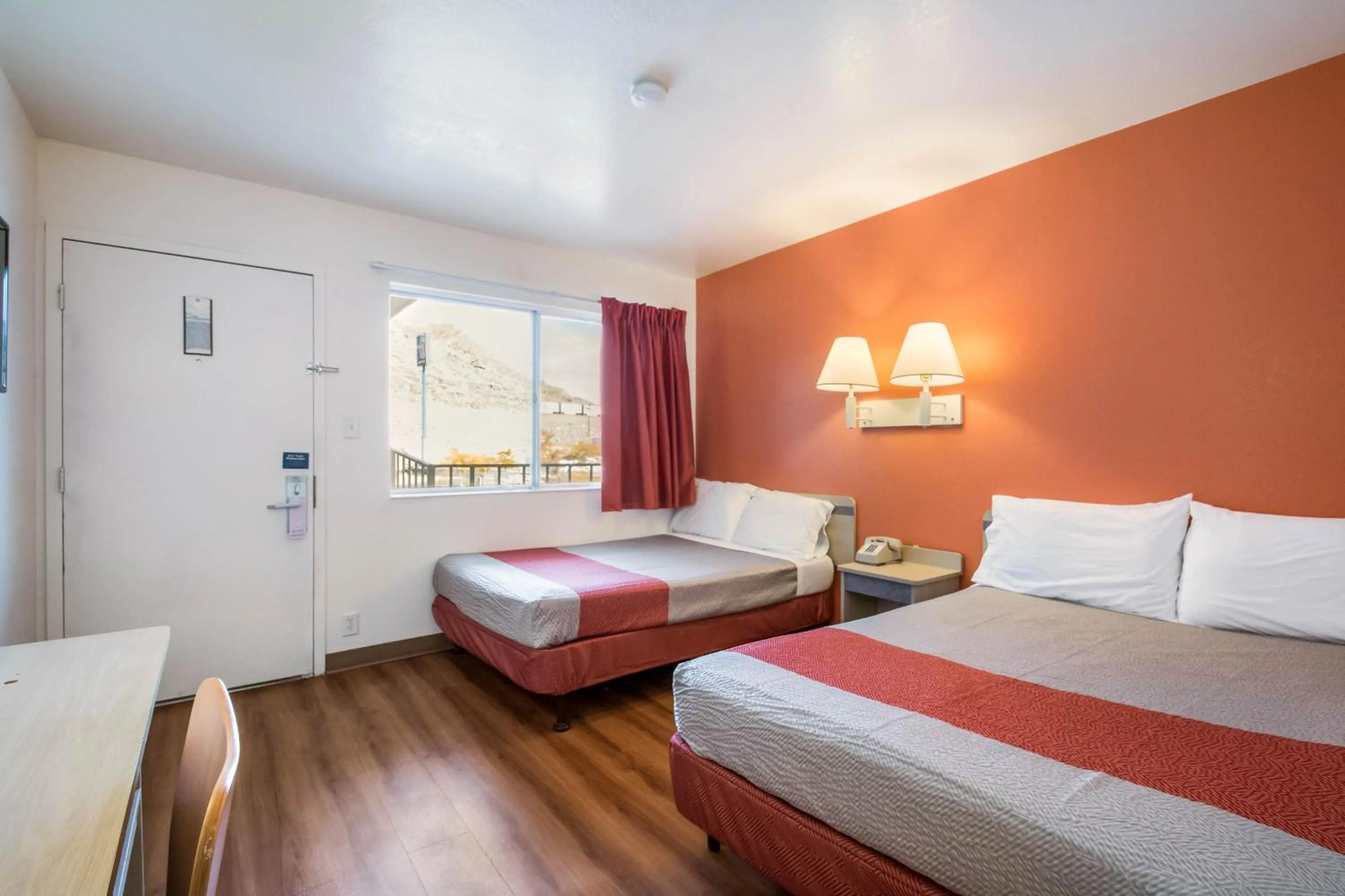 Bed in Motel 6 Wendover