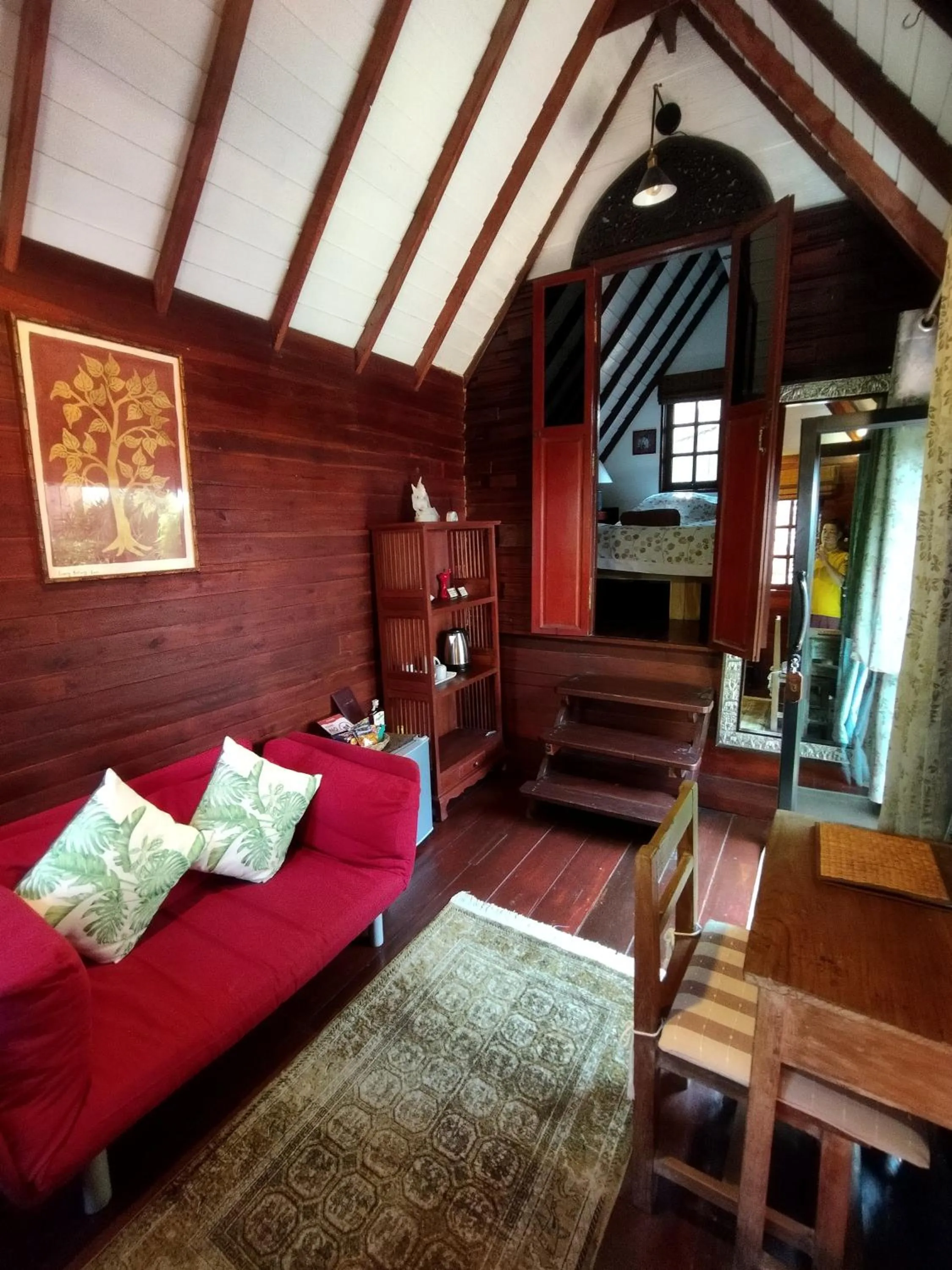 Living room, Bed in Le Passe-Temps