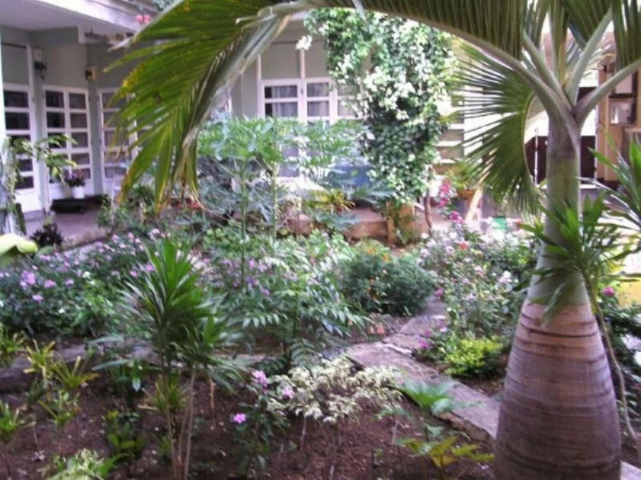 Garden in Auberge Le Saladier