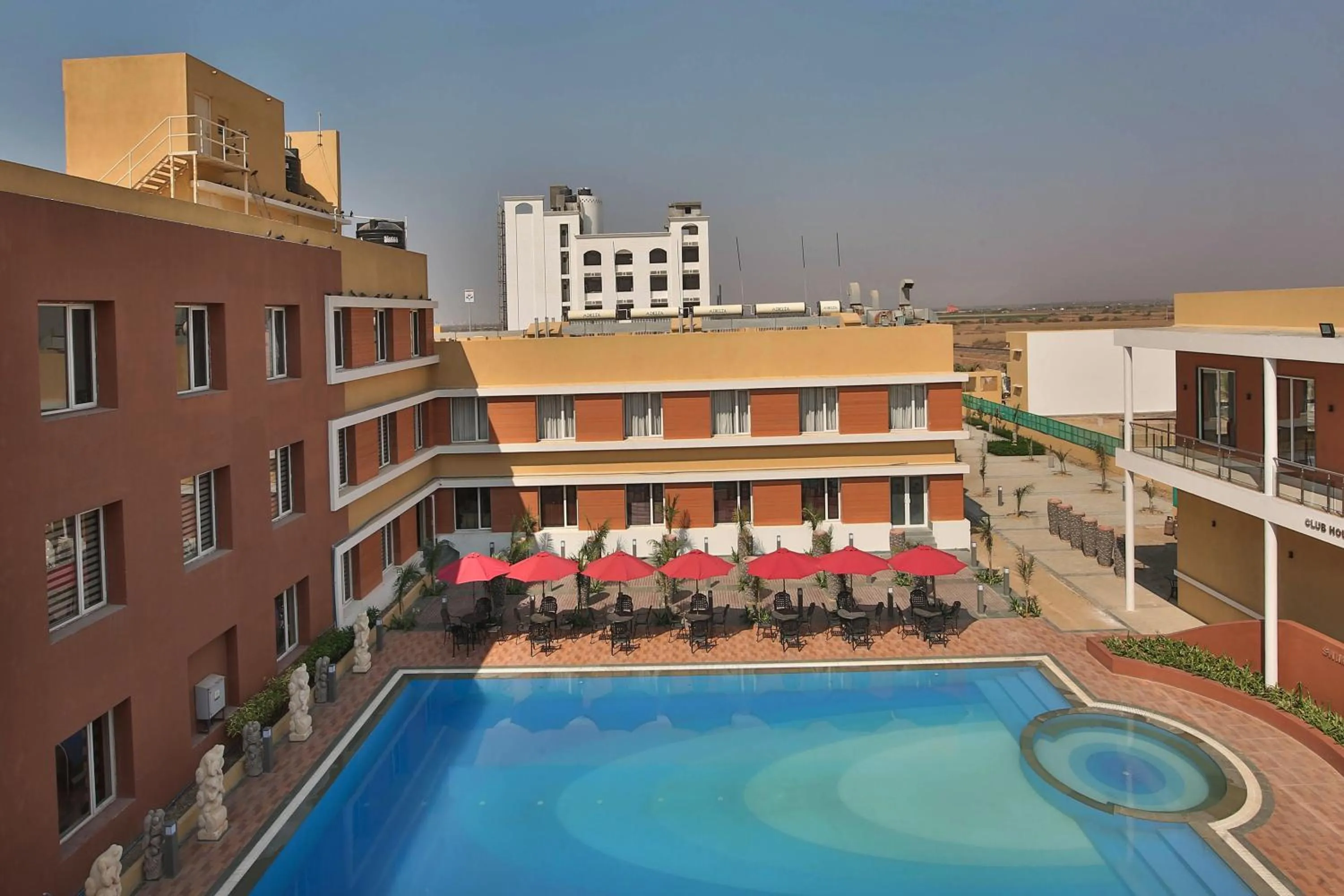 Swimming pool in Club Mahindra Dwarka