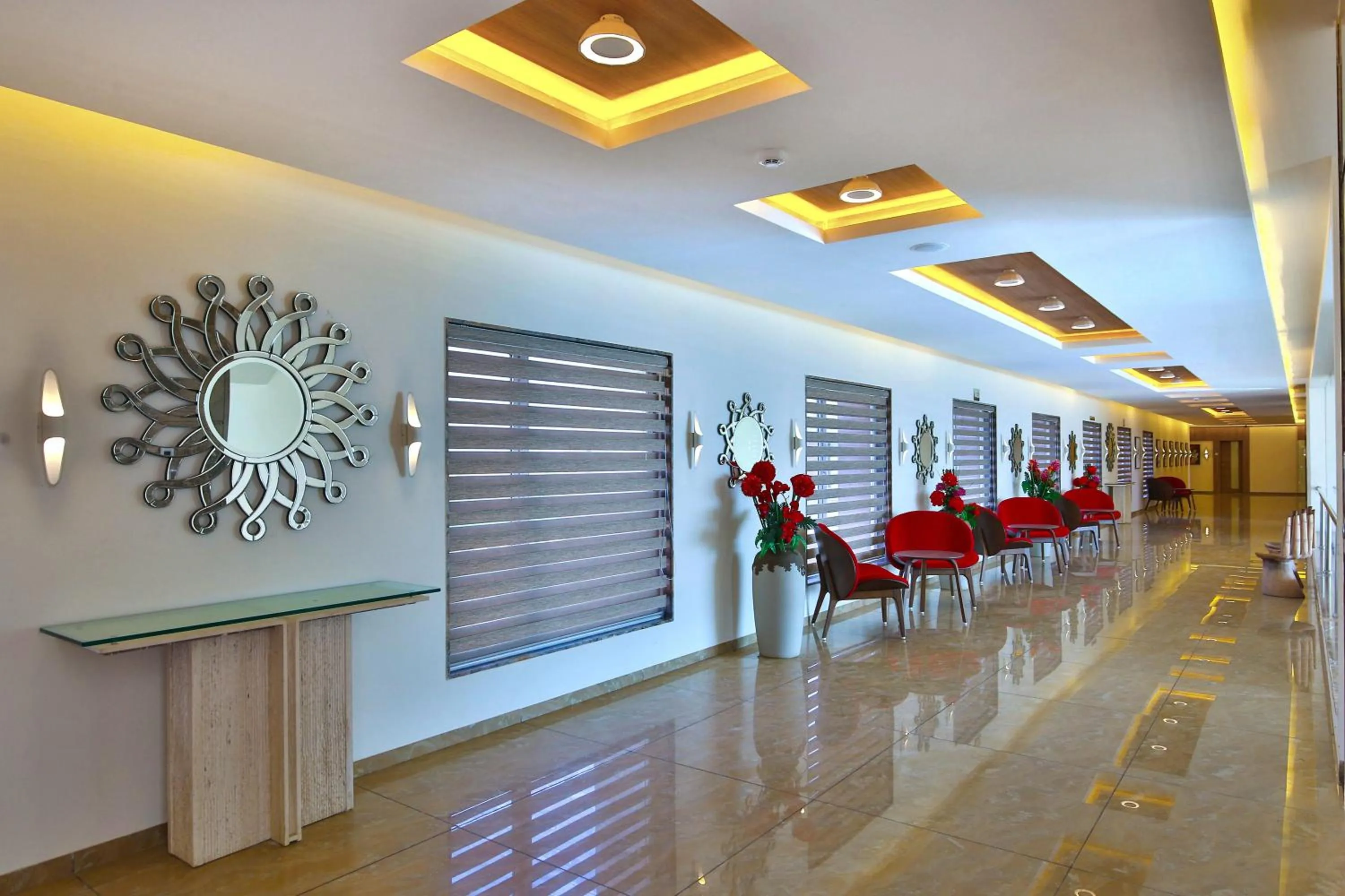 Seating area in Club Mahindra Dwarka
