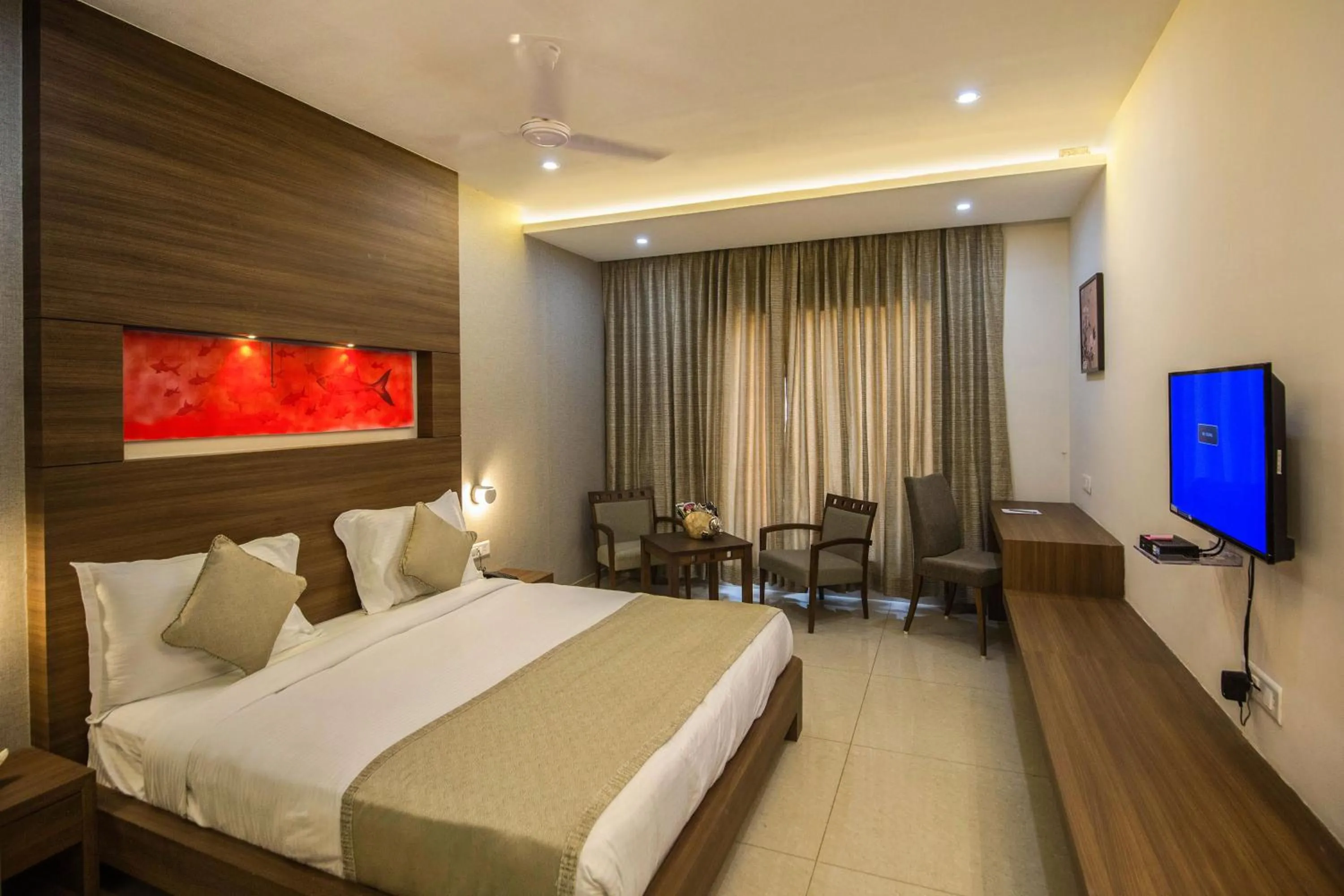 Bed in Club Mahindra Dwarka, Gujarat
