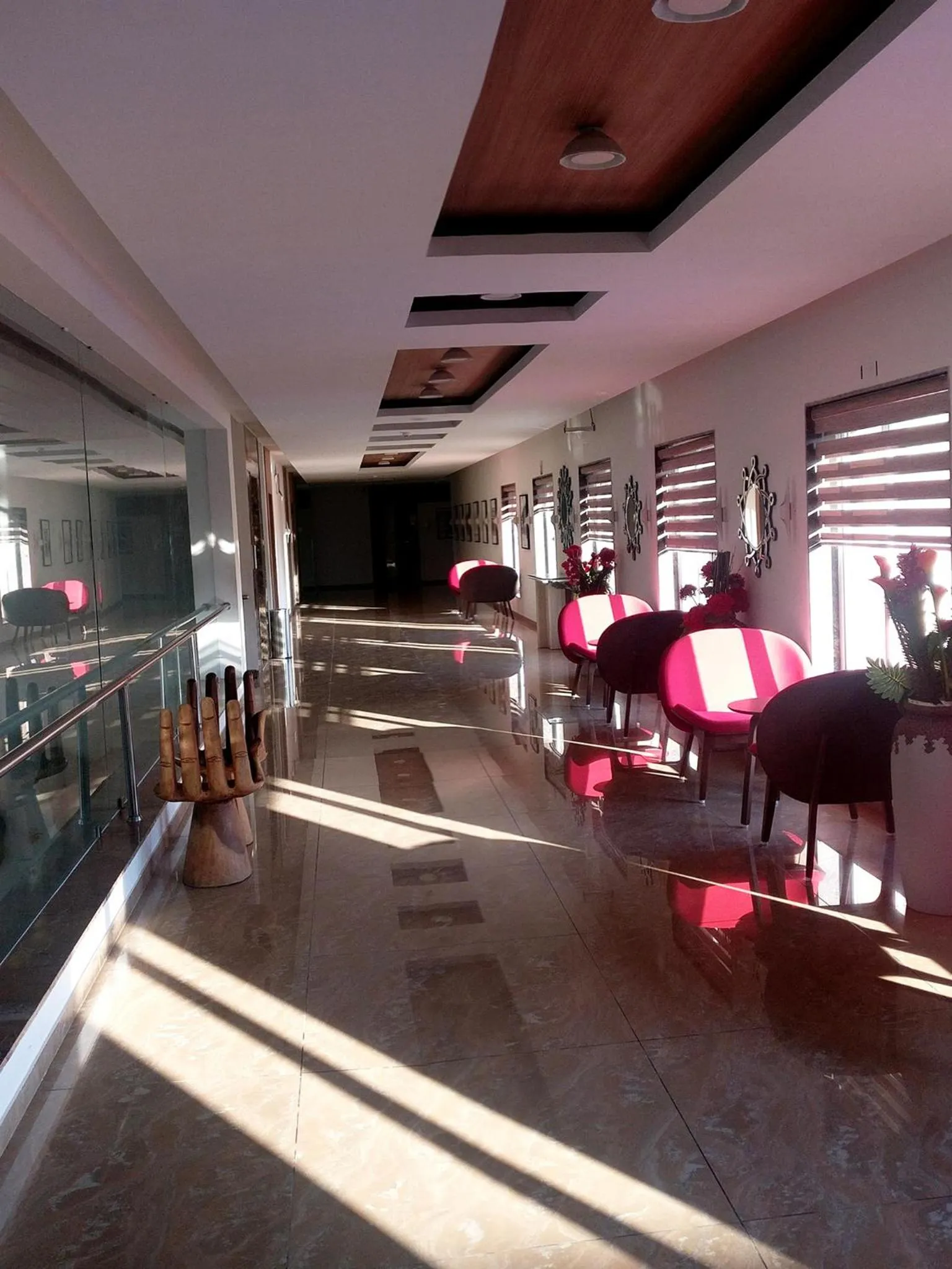 Seating area in Club Mahindra Dwarka