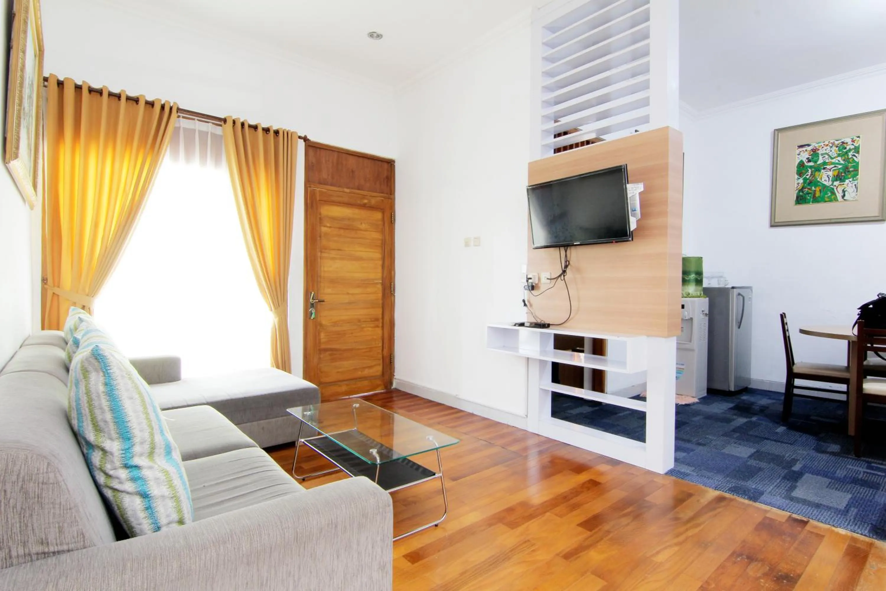 Seating area in Embe Joglo Homestay