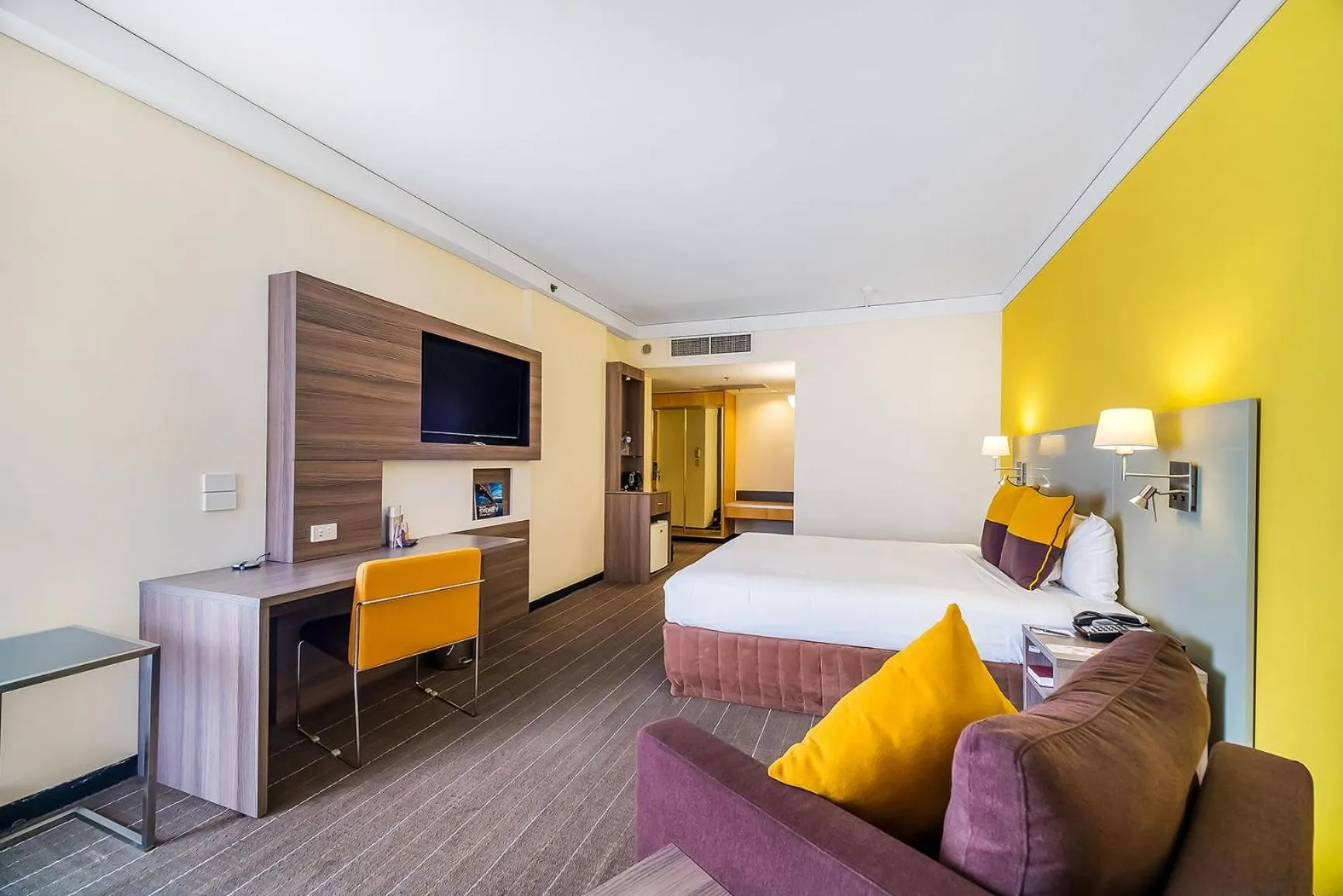 Photo of the whole room, Bed in Sydney Central Hotel managed by The Ascott Limited