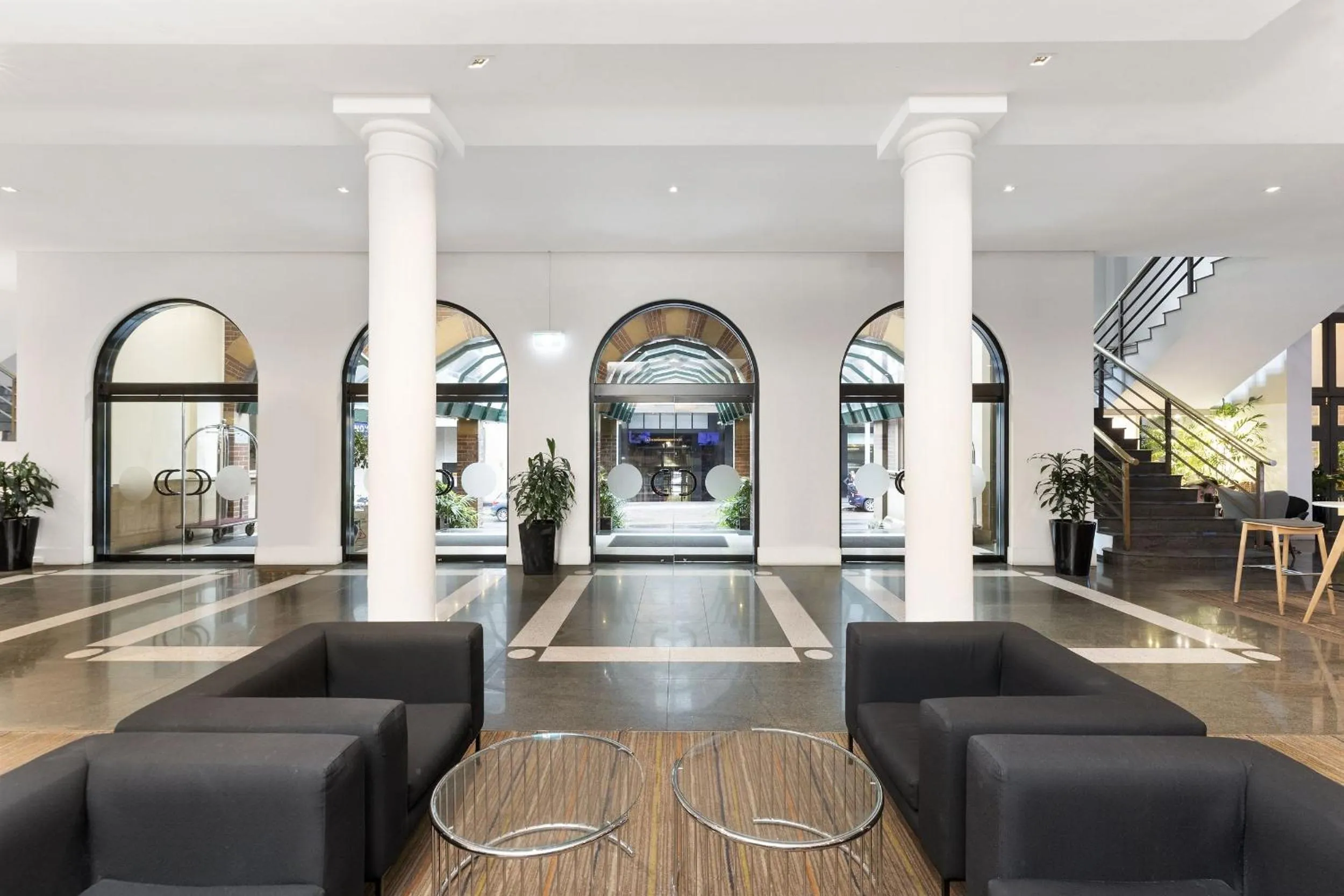 Property building in Sydney Central Hotel managed by The Ascott Limited