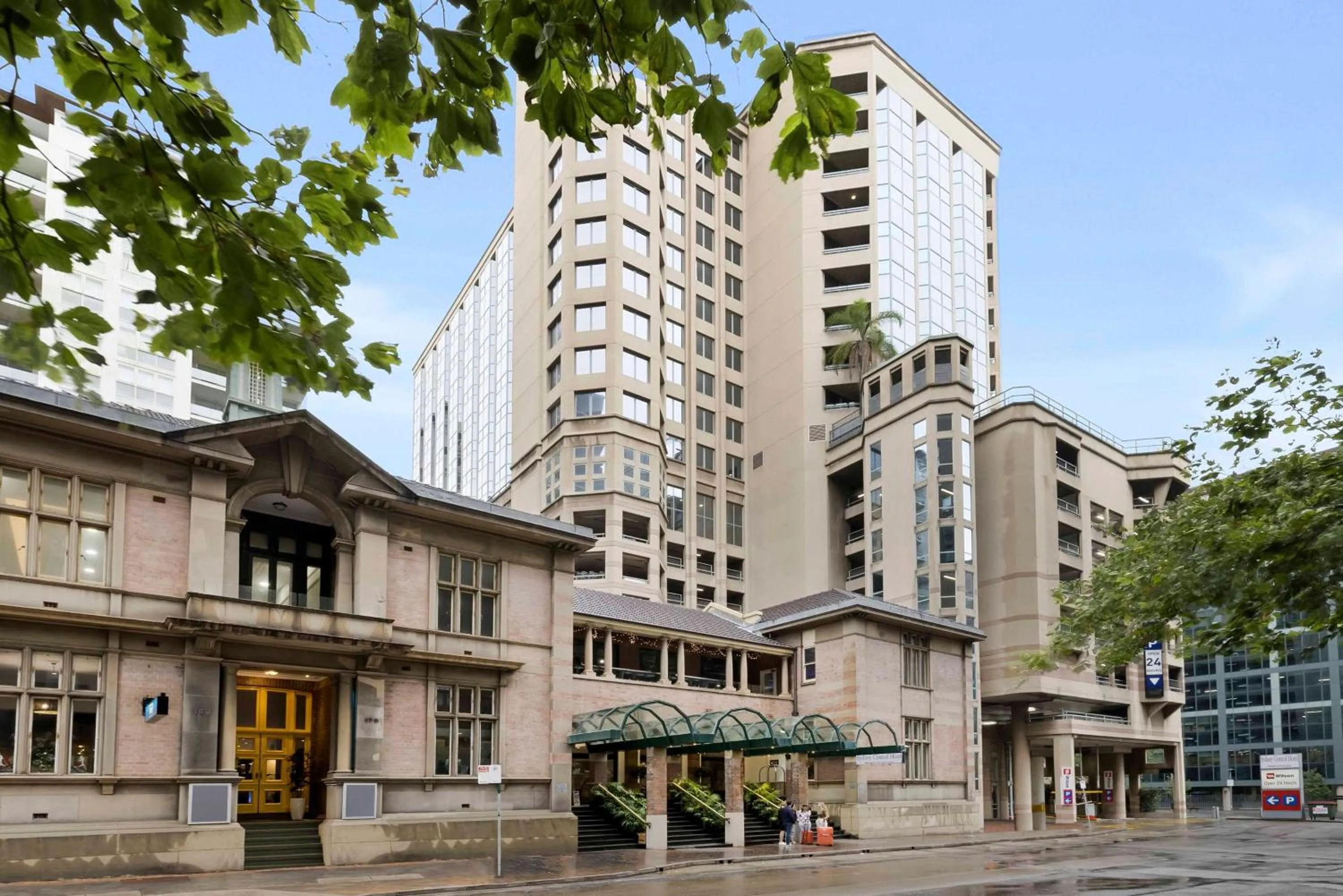 Property building in Sydney Central Hotel managed by The Ascott Limited
