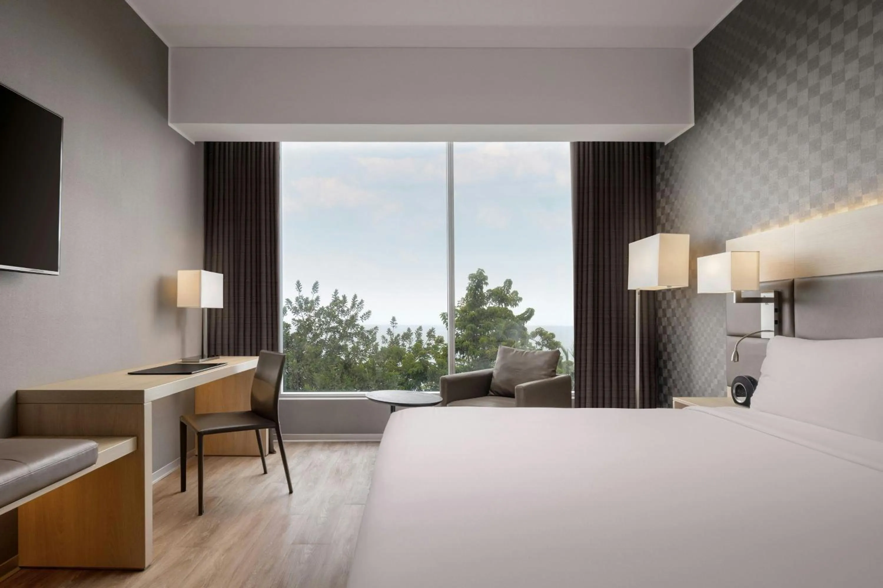 Photo of the whole room, Bed in AC Hotel by Marriott Lima Miraflores