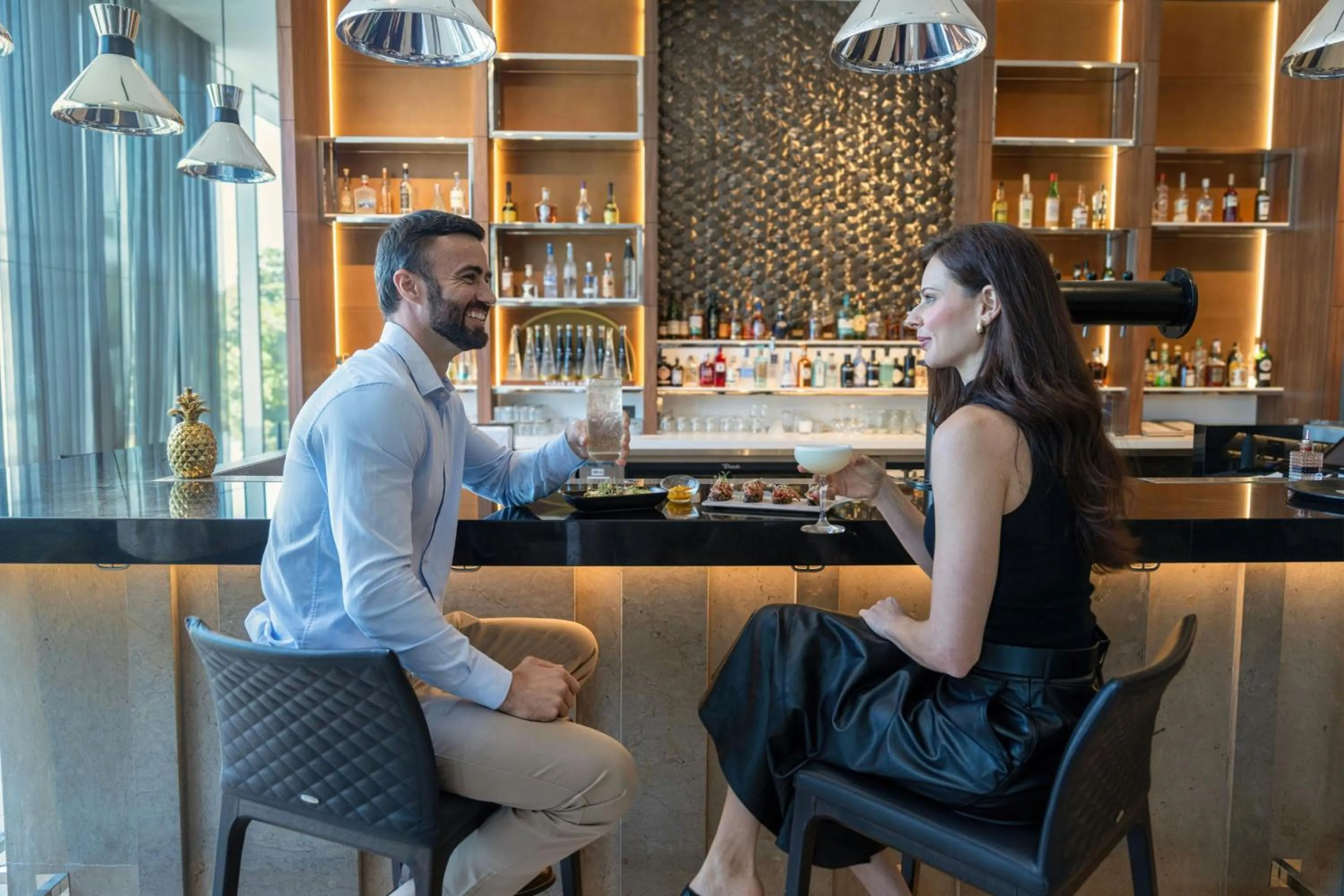 Lounge or bar in AC Hotel by Marriott Lima Miraflores