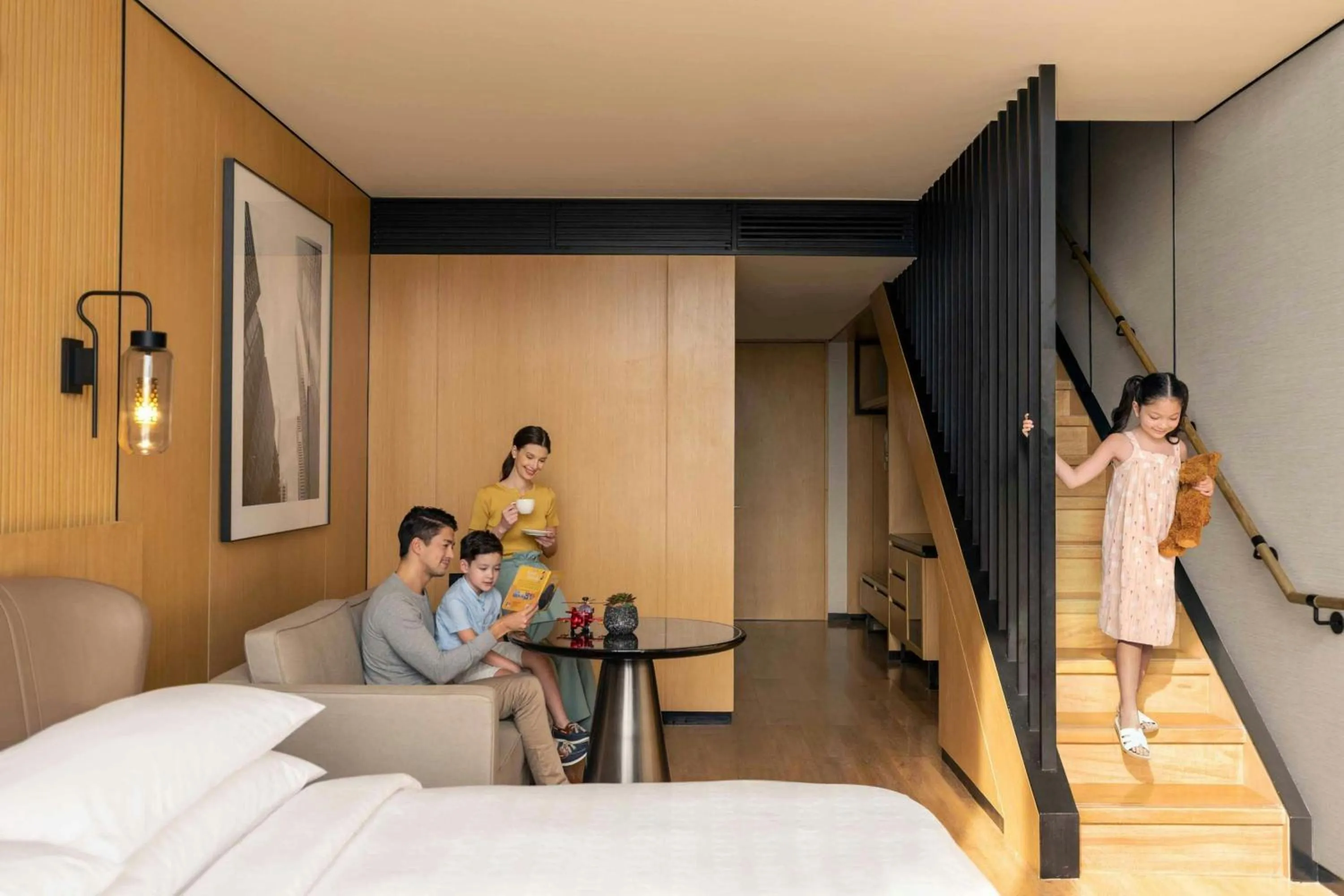 Photo of the whole room, Bed in Sheraton Manila Hotel at Newport World Resorts