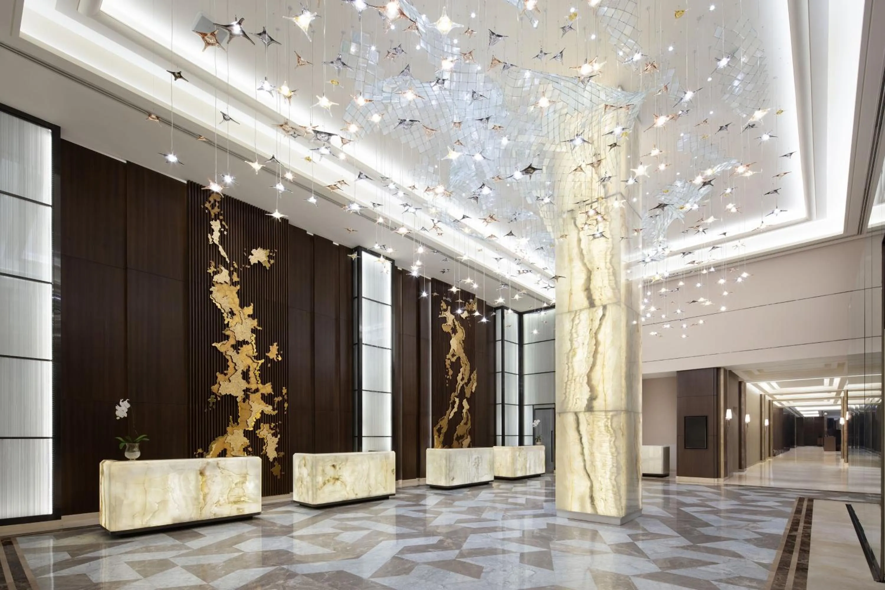 Lobby or reception in Sheraton Manila Hotel at Newport World Resorts