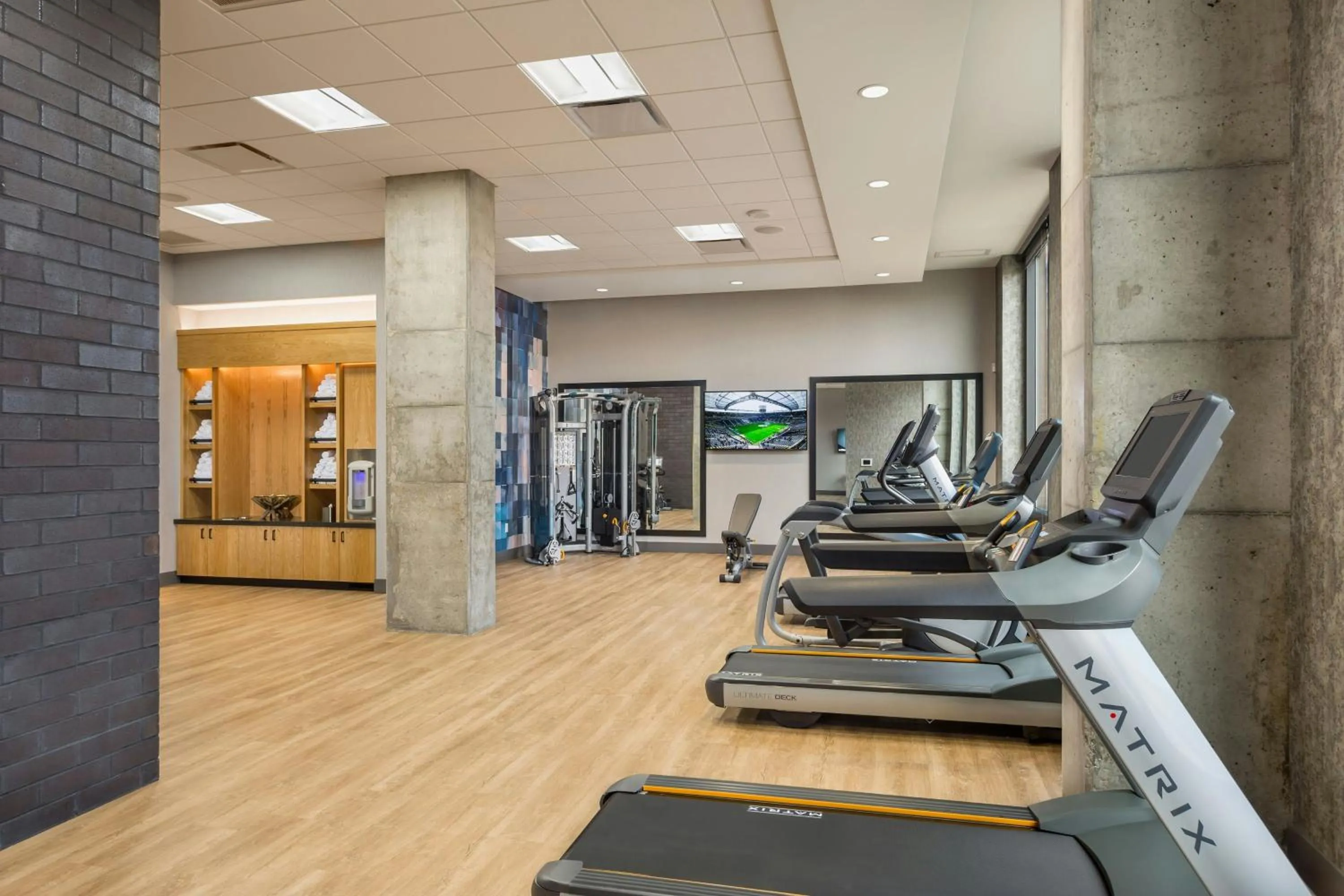 Fitness centre/facilities in SpringHill Suites Madison