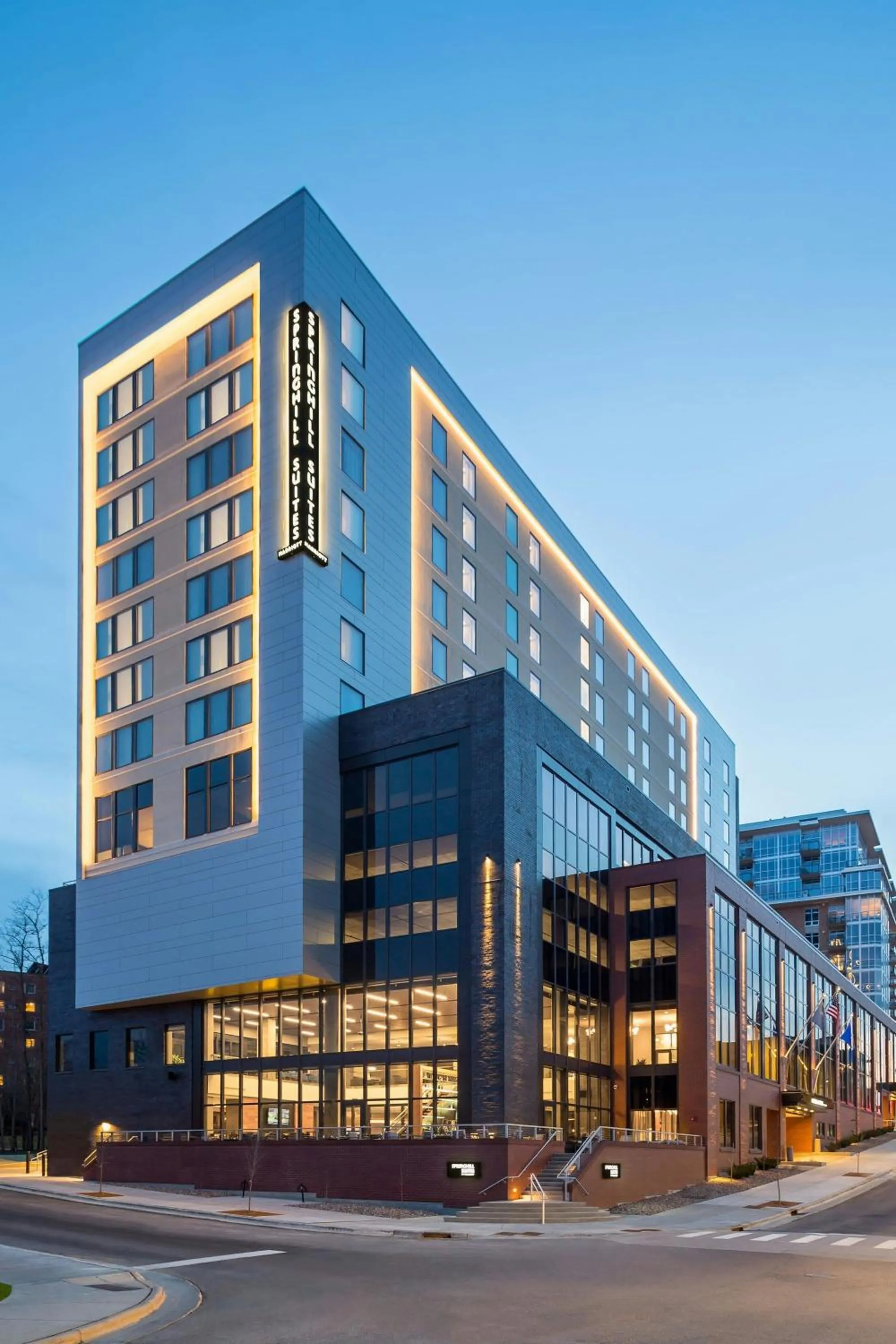 Property building in SpringHill Suites Madison