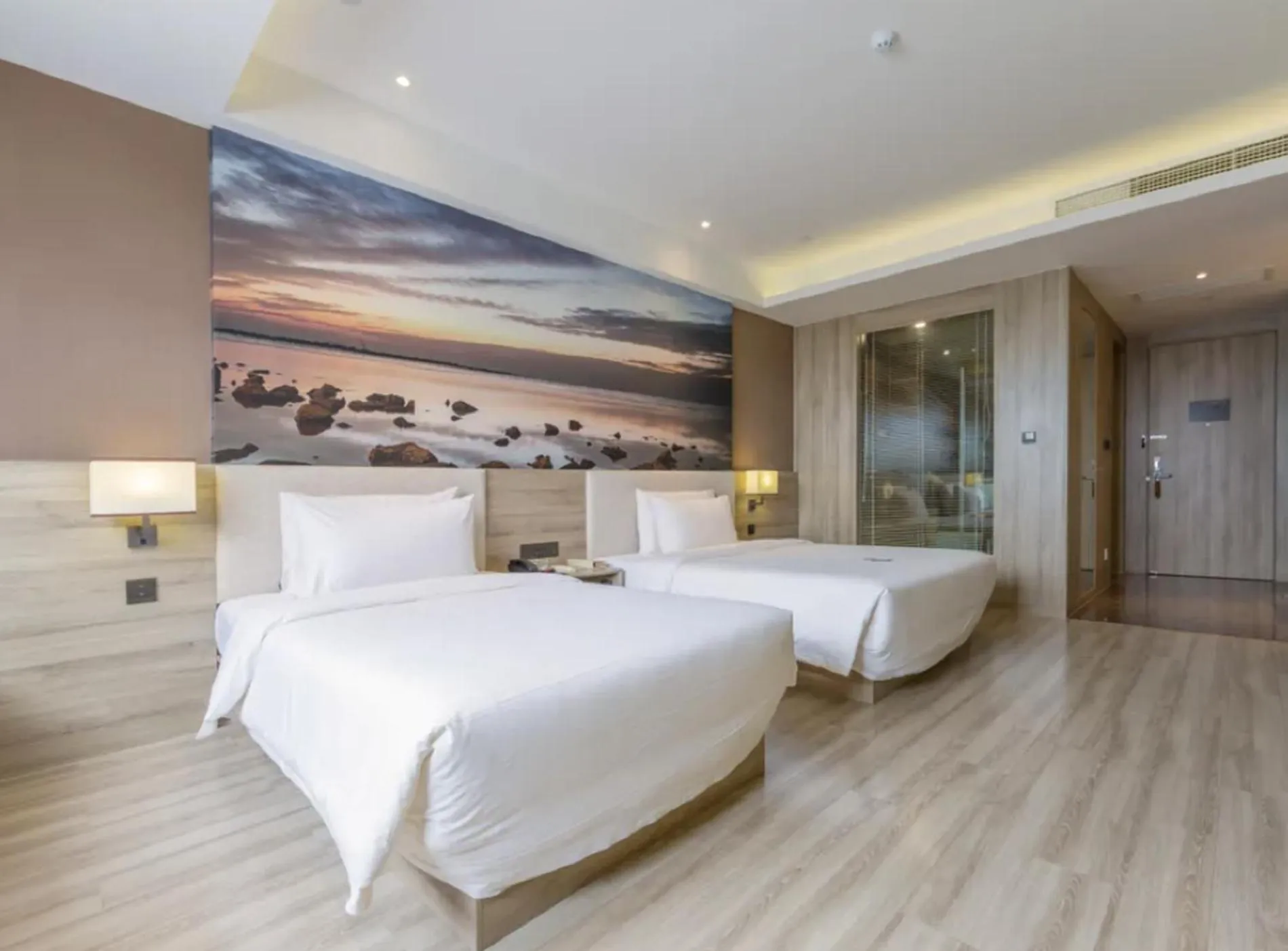 Bedroom, Bed in Atour Hotel Shanghai Xinzhuang