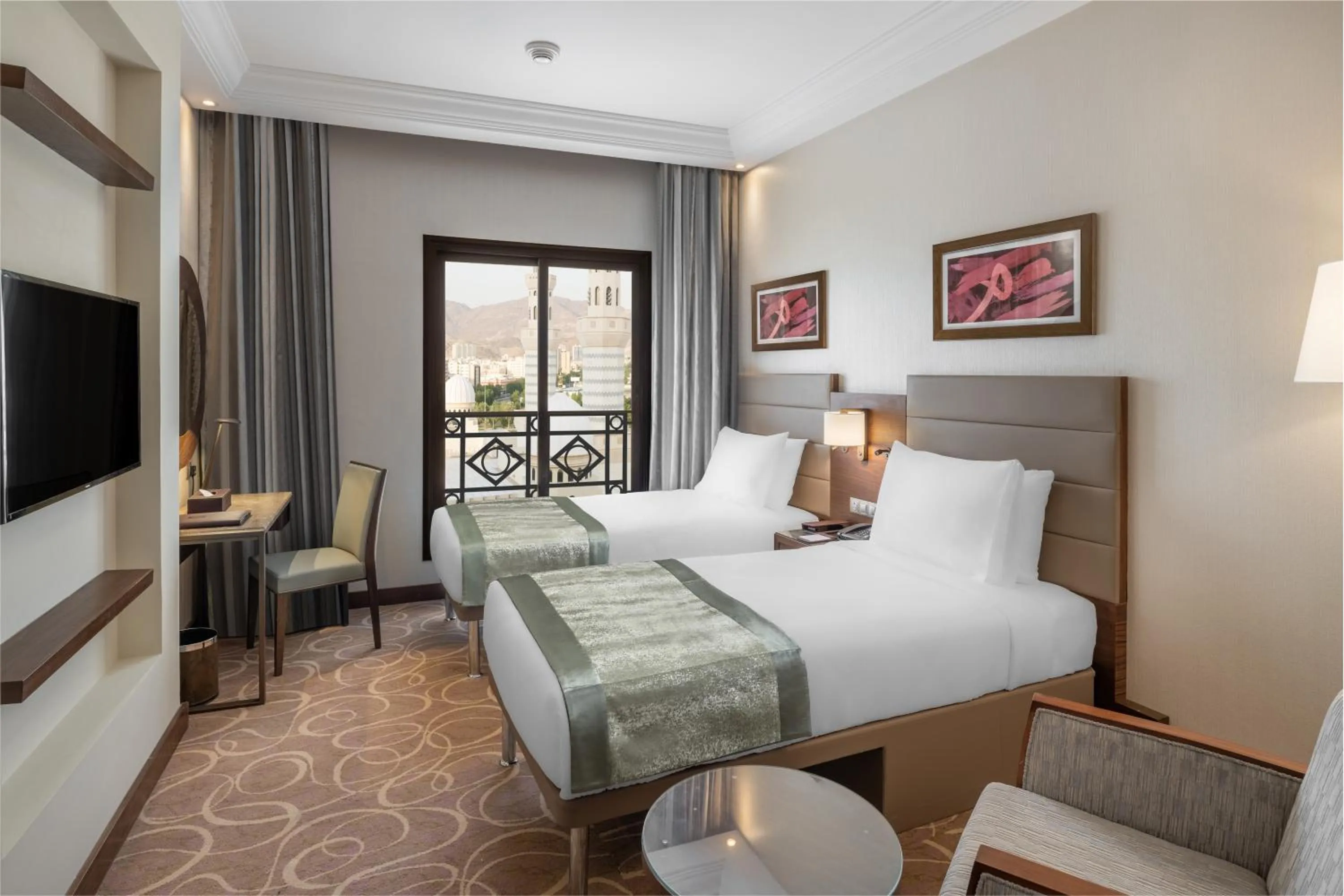 Decorative detail, Bed in Millennium Makkah Al Naseem