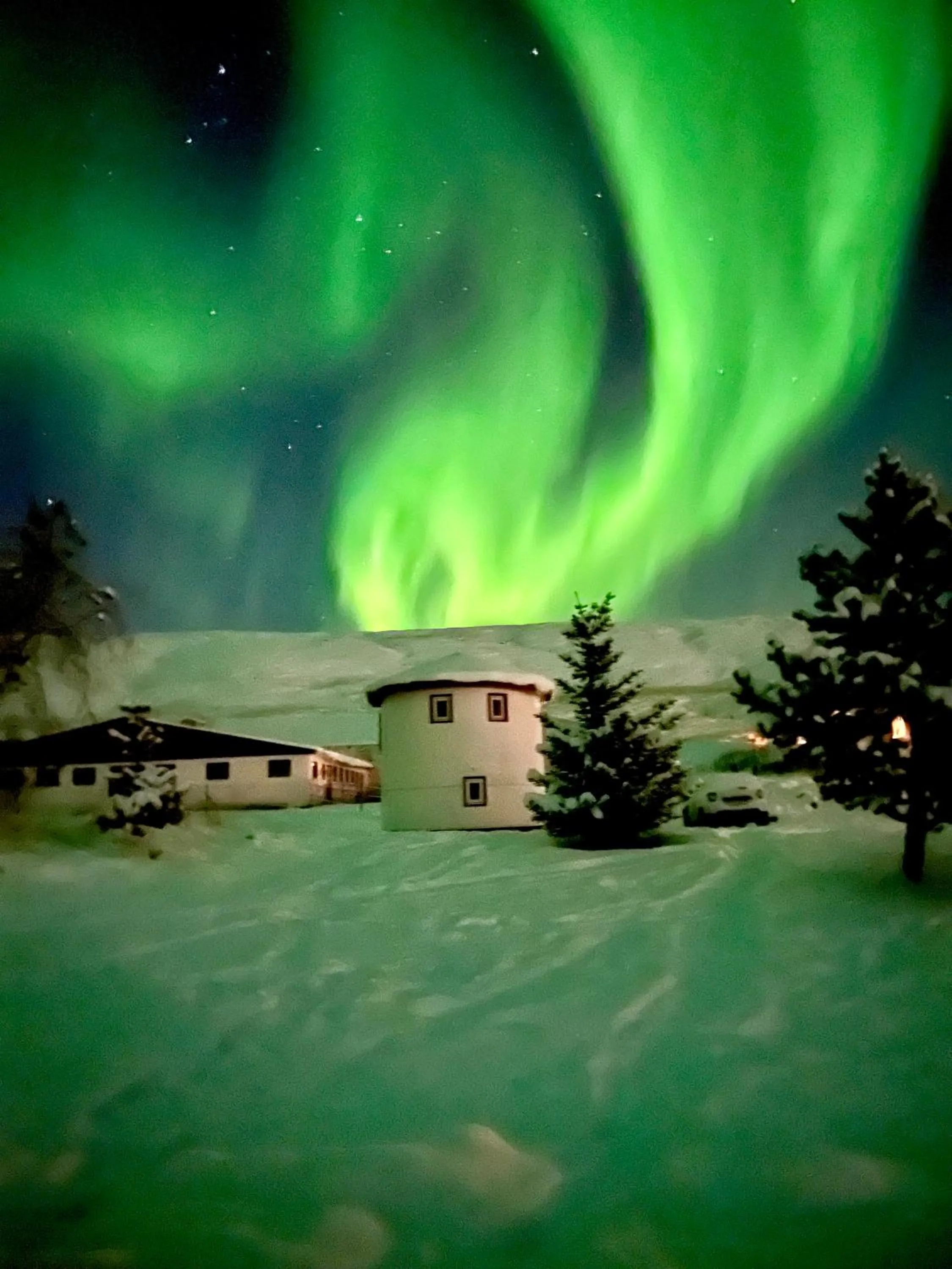 Night in Aurora Farm Hotel