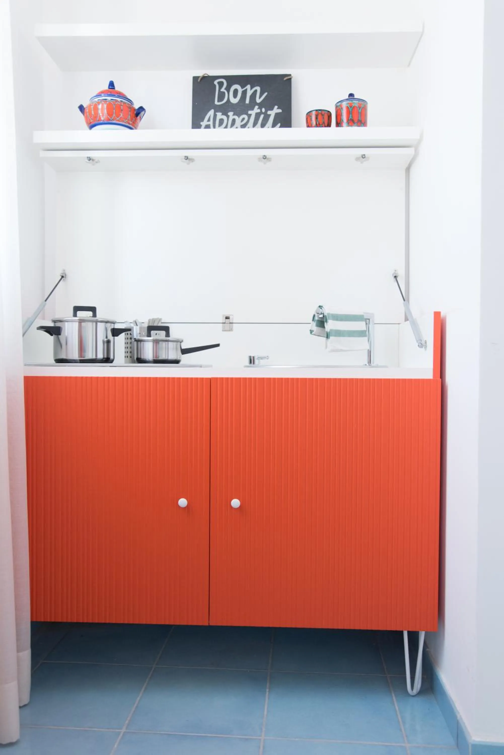 Kitchen or kitchenette in B&B Il Castello