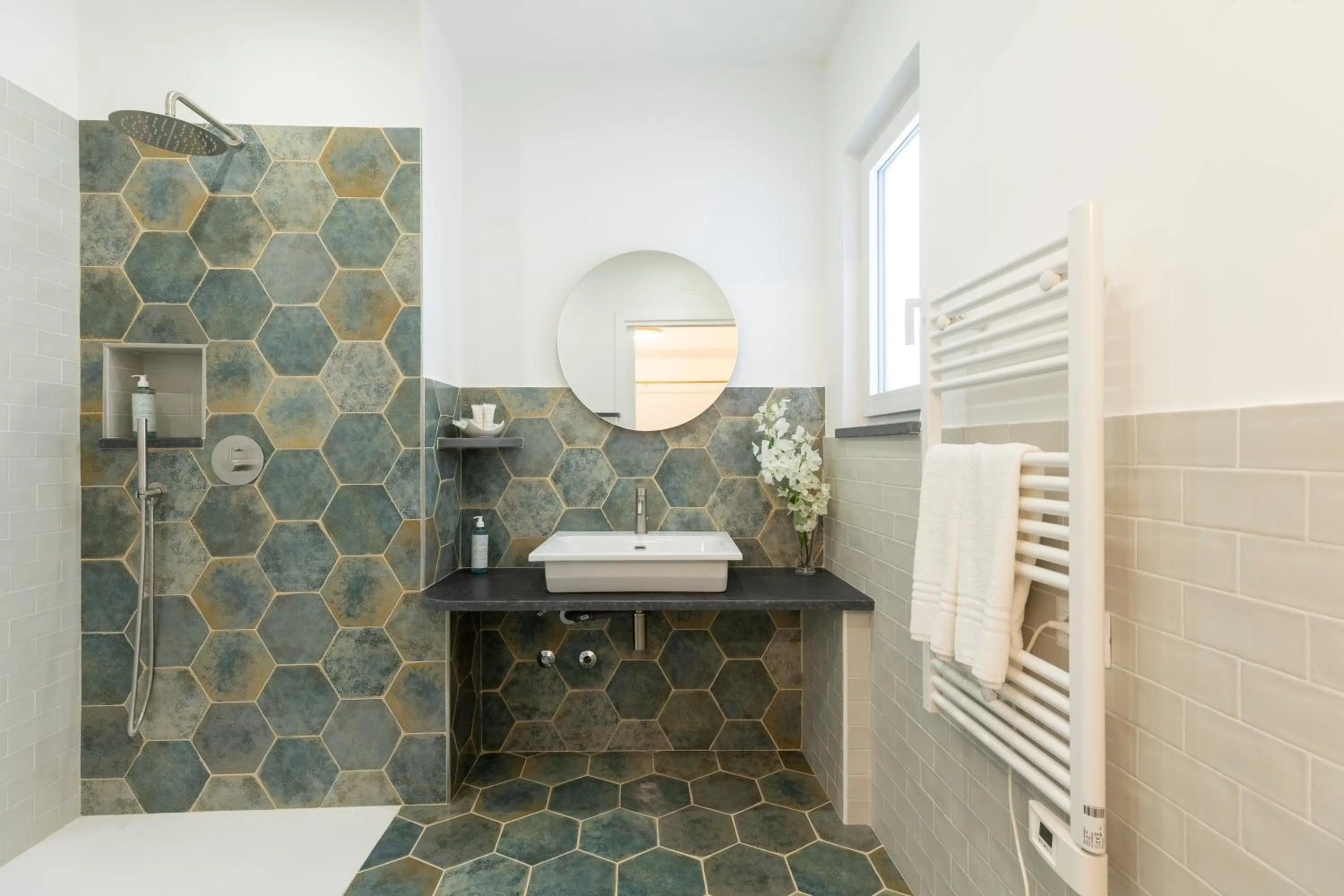 Shower in B&B Il Castello