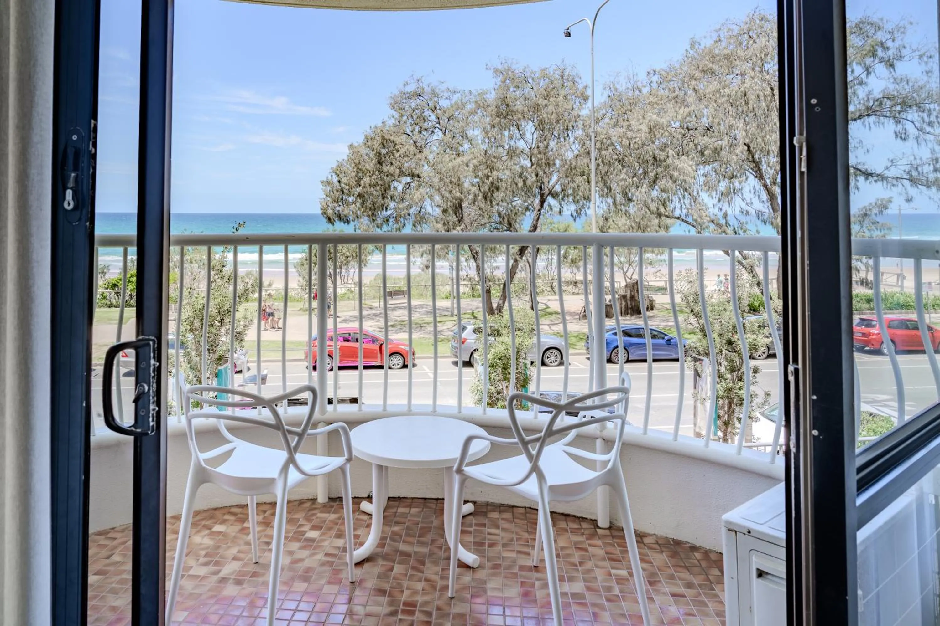 Balcony/Terrace in Olympus Beachfront Apartments