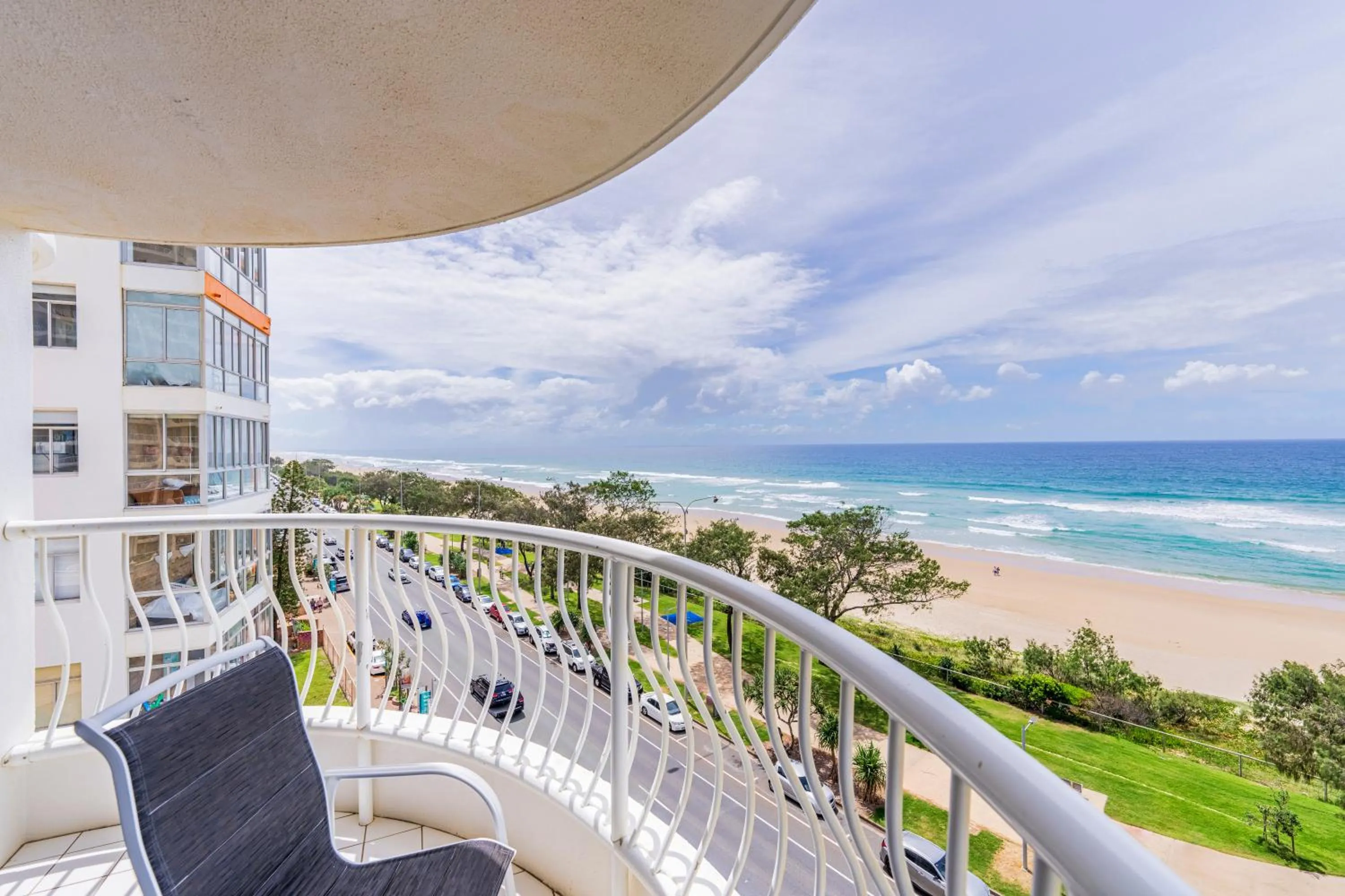 Balcony/Terrace in Olympus Beachfront Apartments