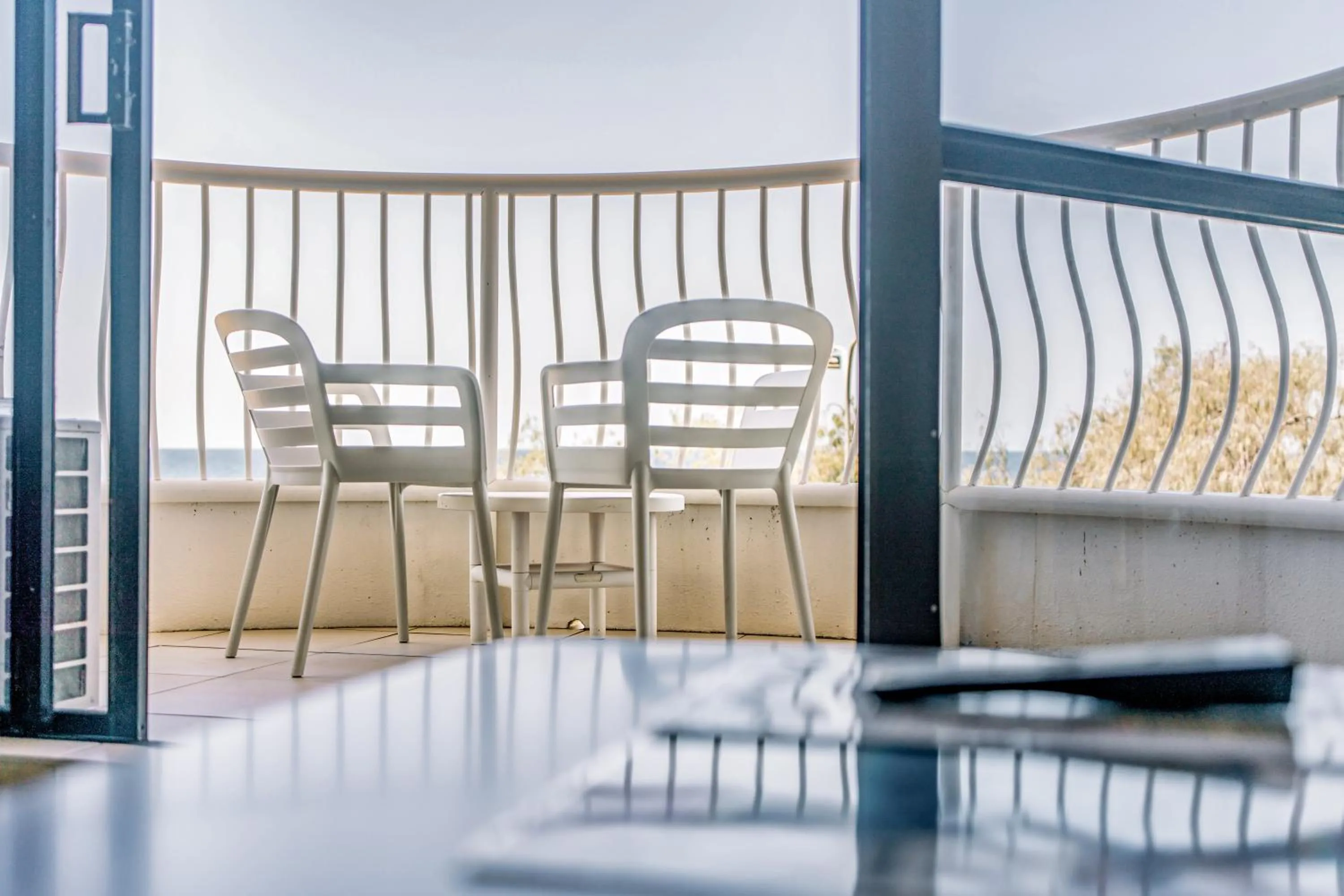 Balcony/Terrace in Olympus Beachfront Apartments