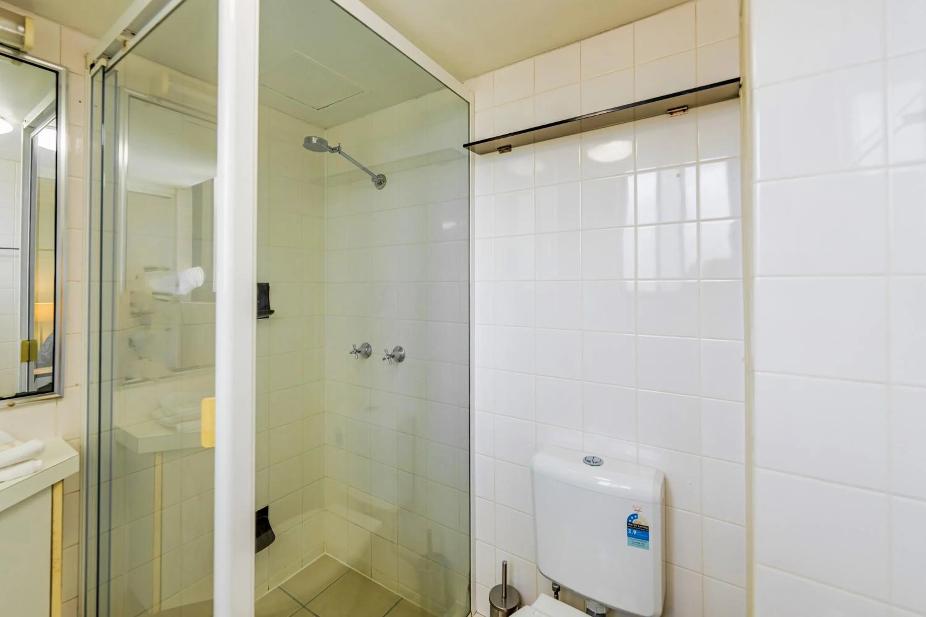 Bathroom in Olympus Beachfront Apartments