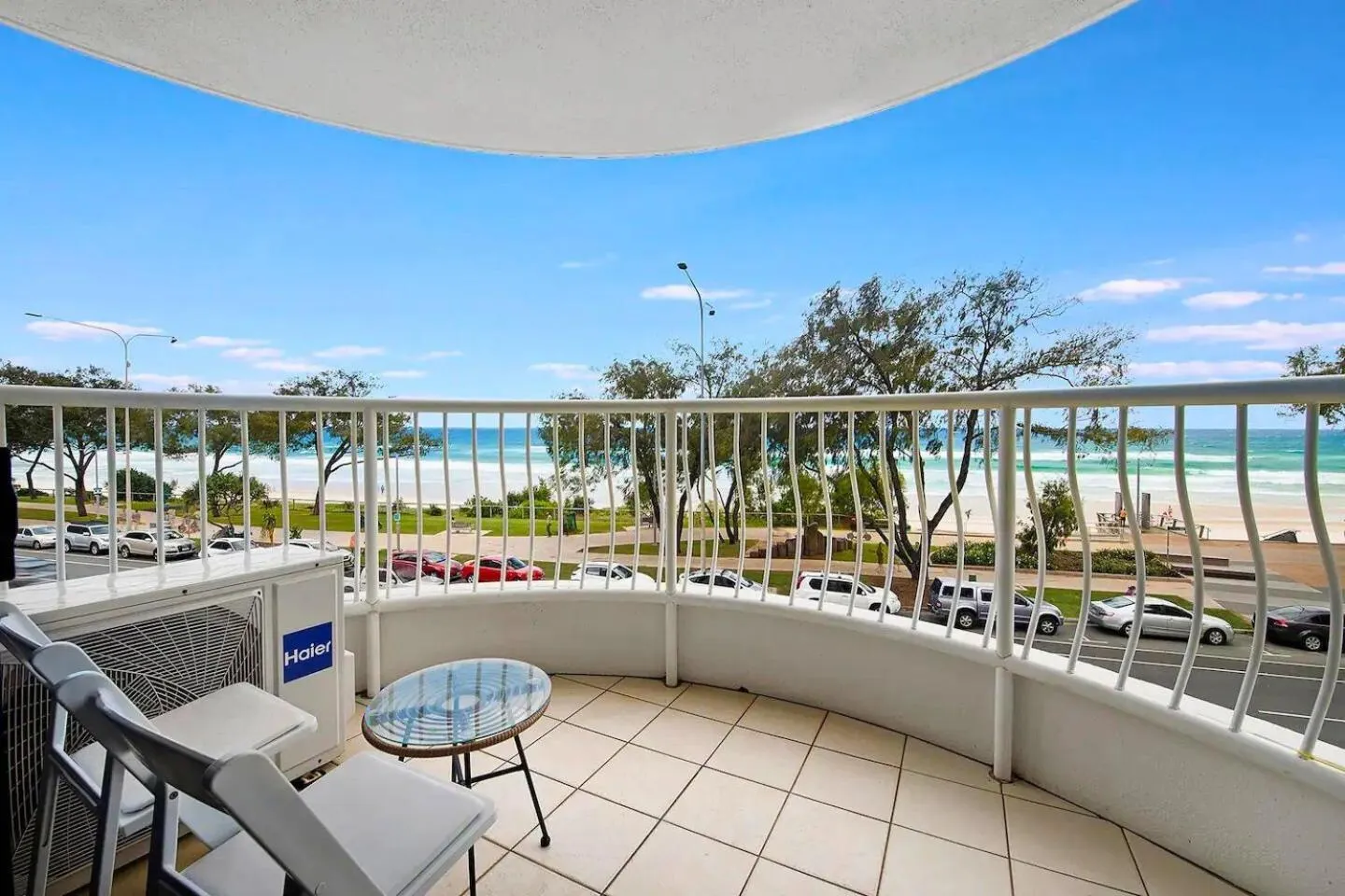 Sea view in Olympus Beachfront Apartments